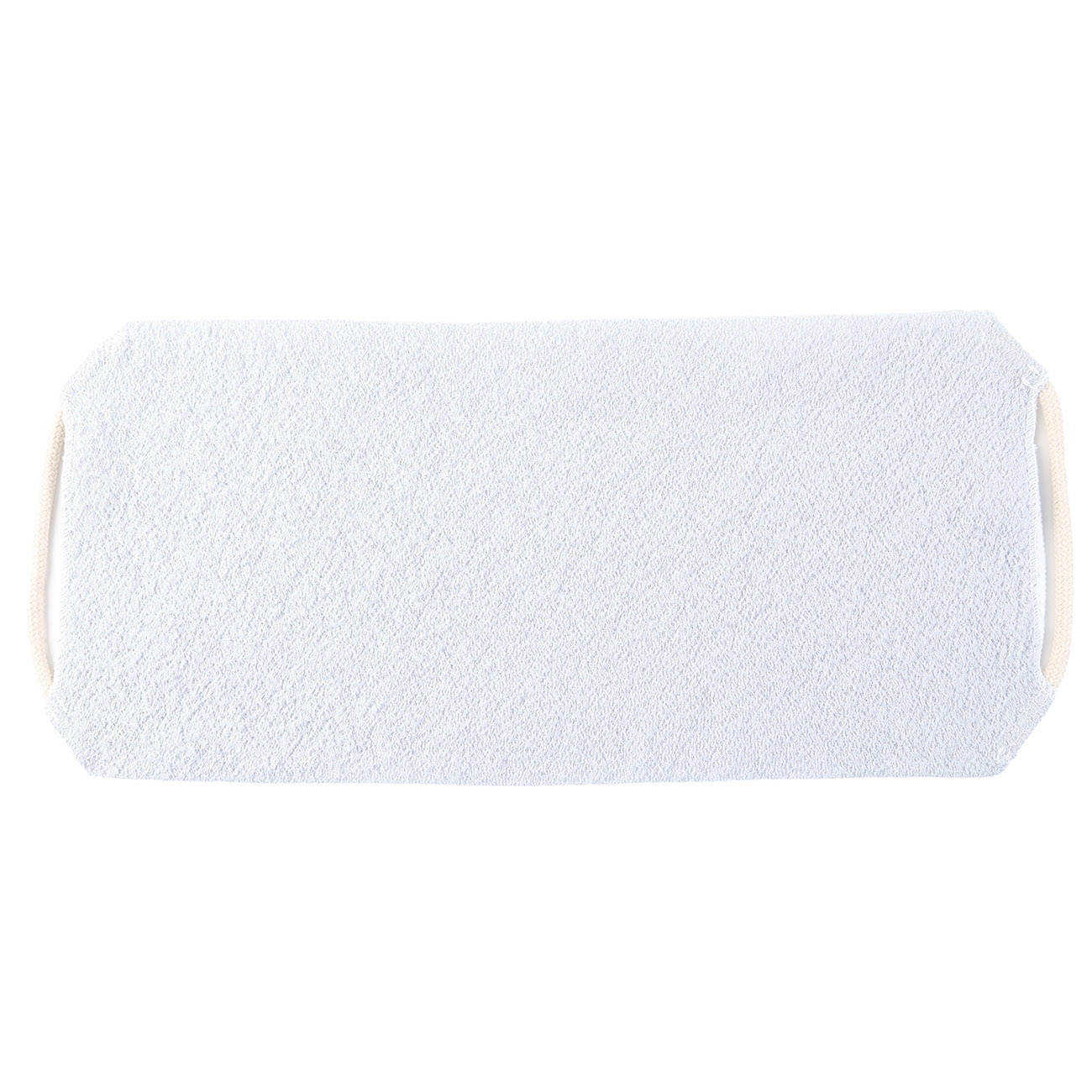 Shower set, 2 pcs, washcloth-band/washcloth-mitten, nylon / cotton, gray-blue, Unique spa, image-2