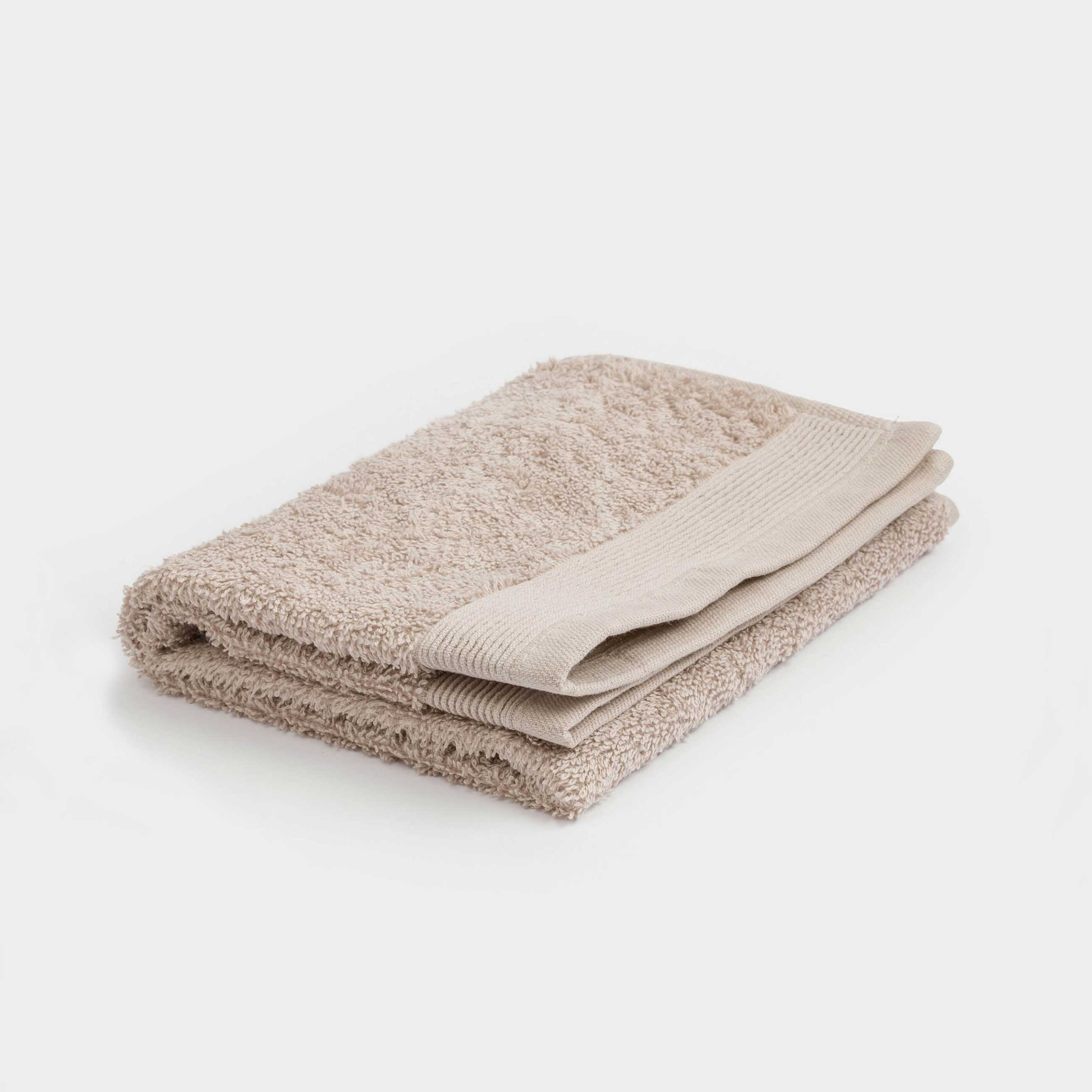 Towel, 40x60 cm, cotton, beige, Vari cotton, image-0