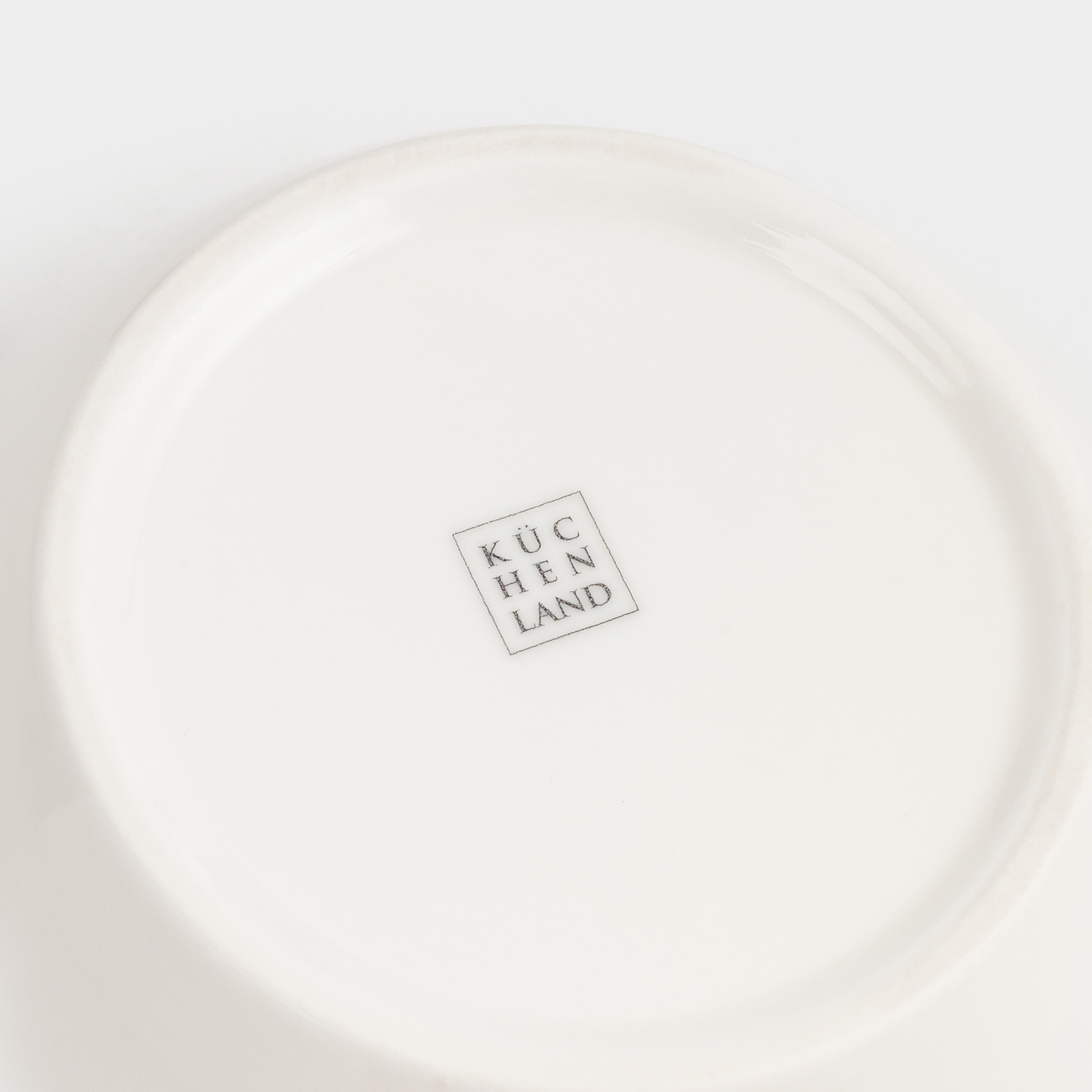 Children's soup plate, 14x6 cm, porcelain P, white-gray, kitten, Friend, image-4