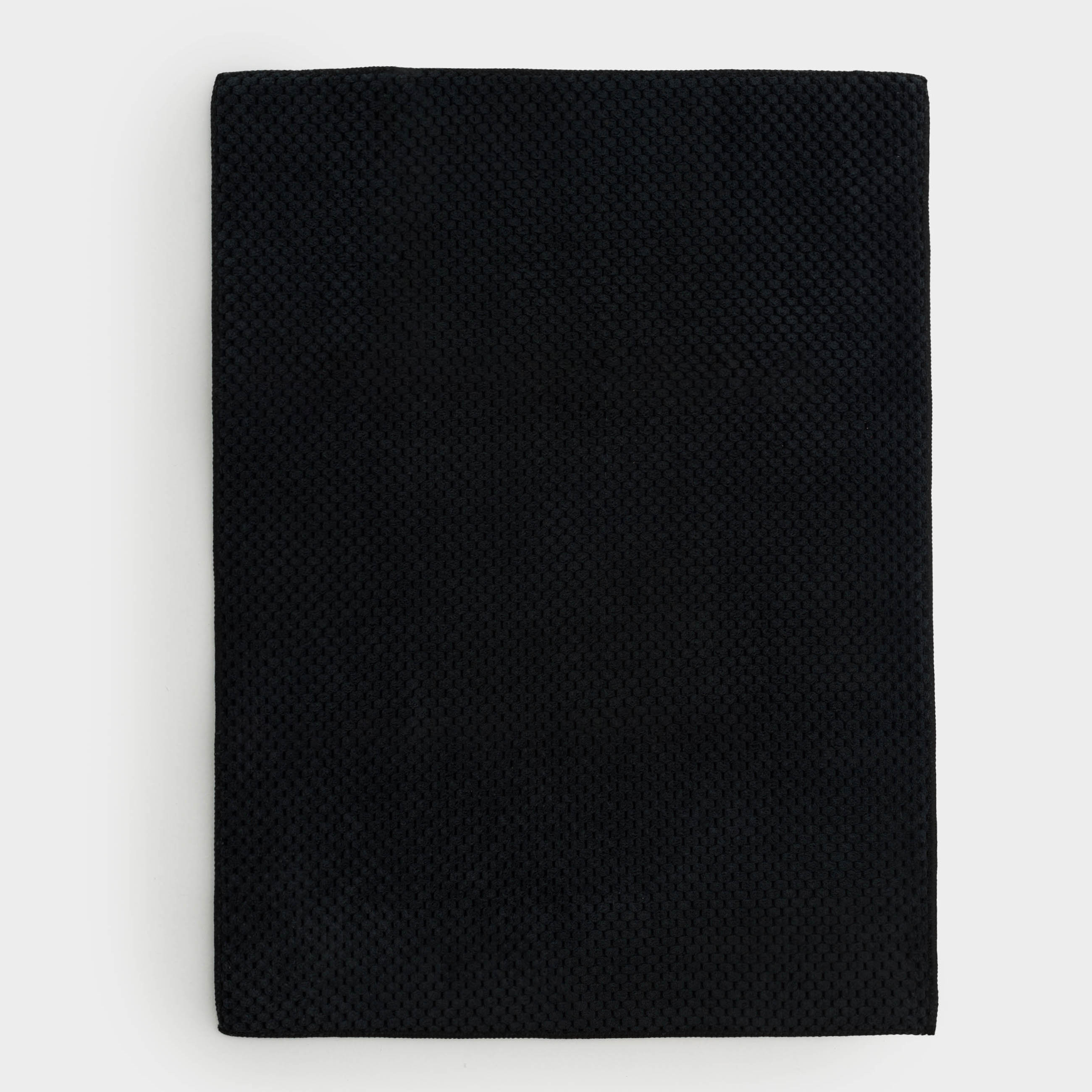 Dish drying mat, 51x38 cm, microfiber, black, Black clean, image-1