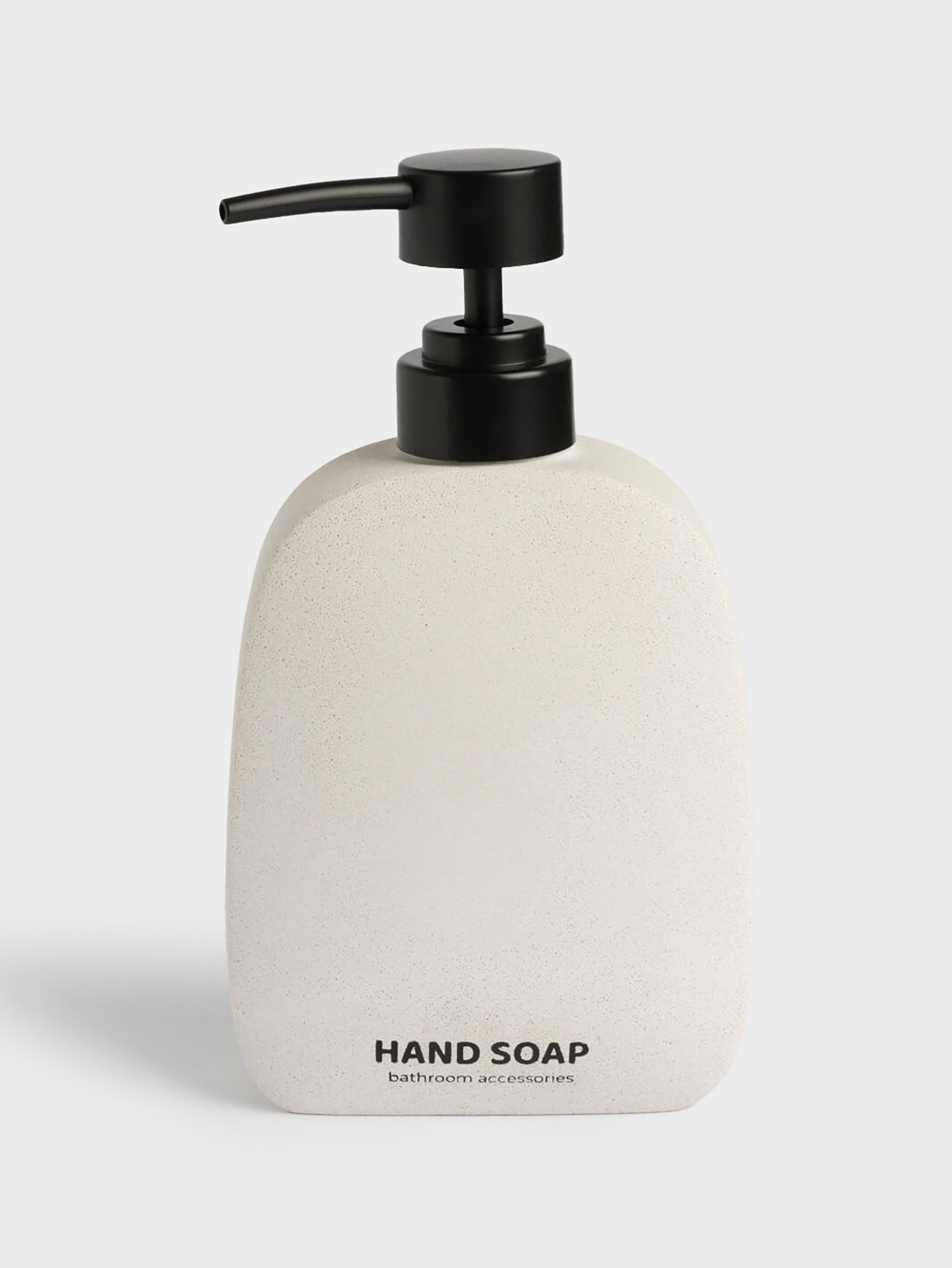 Liquid soap dispenser, 160 ml, cement / plastic, Sand, Severe