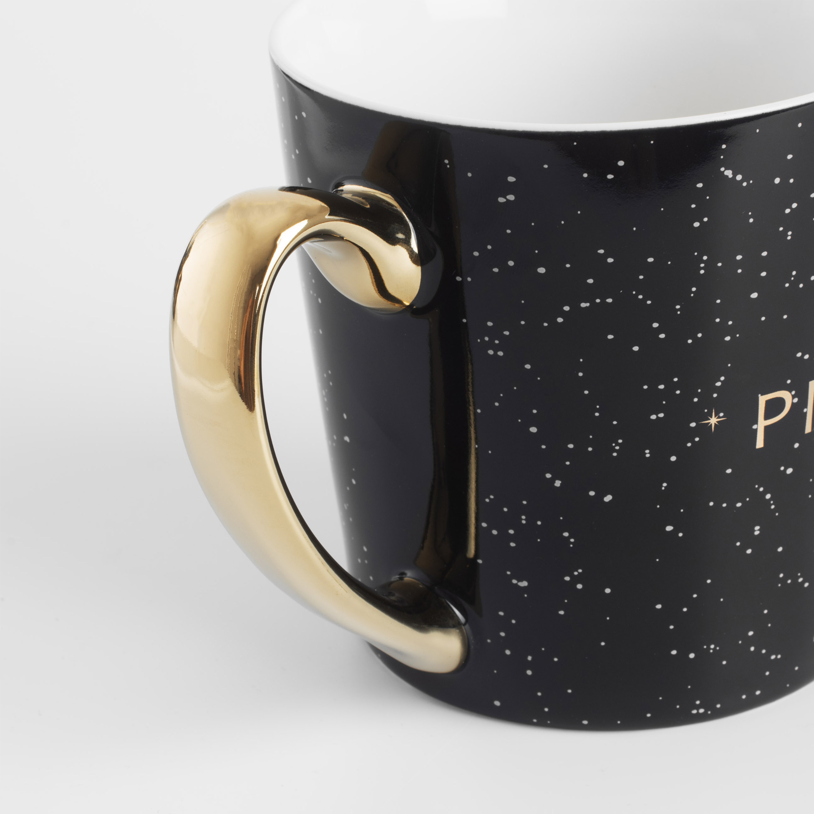 Mug, 500 ml, porcelain N, black, Pisces, Zodiac изображение № 3