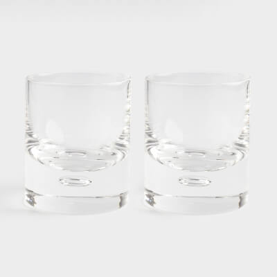 Drinking glass, 9 cm, 240 ml, 2 pcs, glass, Bubble, Dew ,image-0