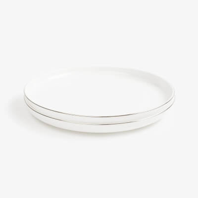 Dessert plate, 20 cm, 2 pieces, porcelain F, Antarctica ,image-0