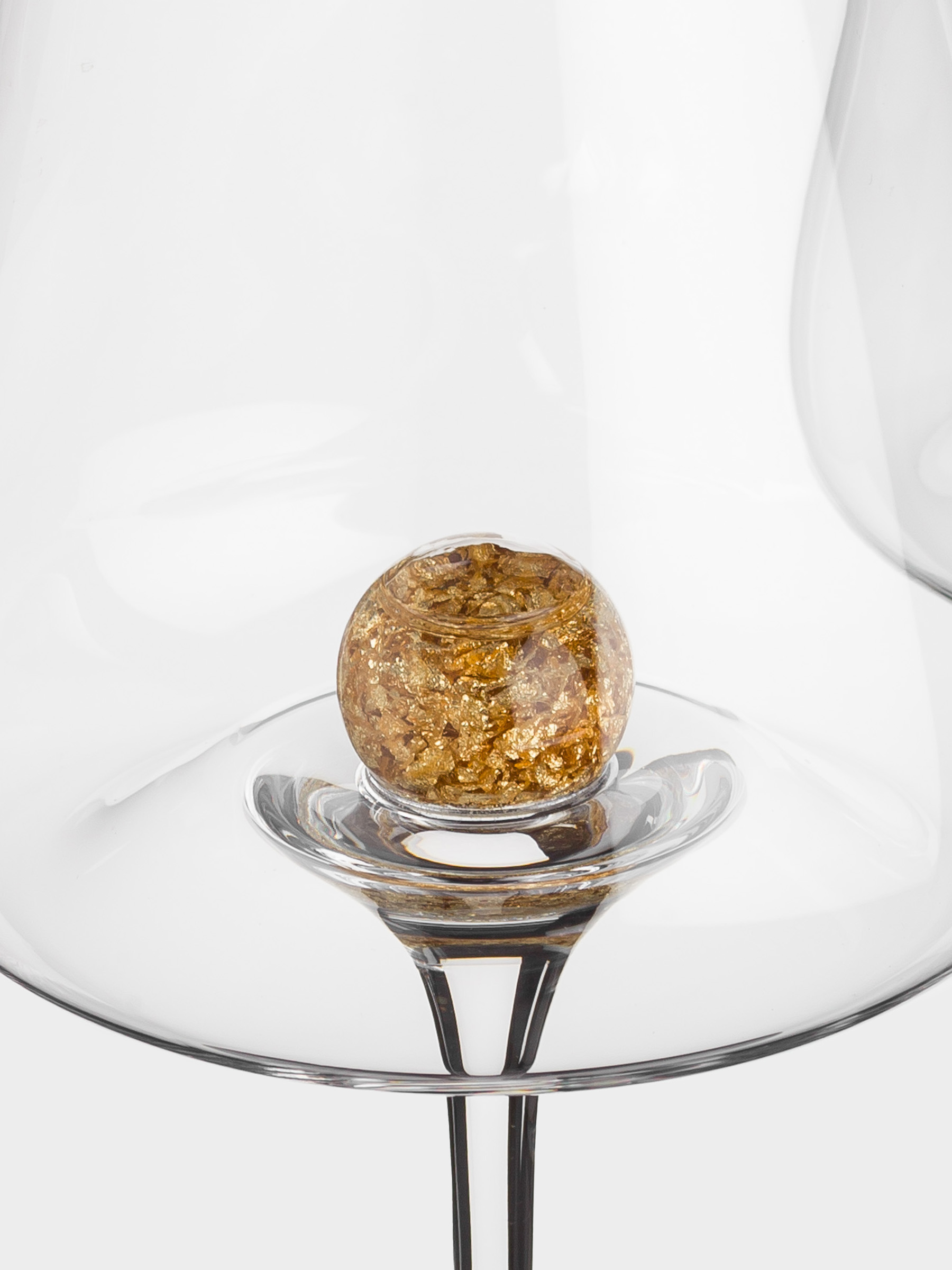 Drinking glass, 480 ml, 2 pcs, Crystal glass, Amber ball, Sorento, image-7