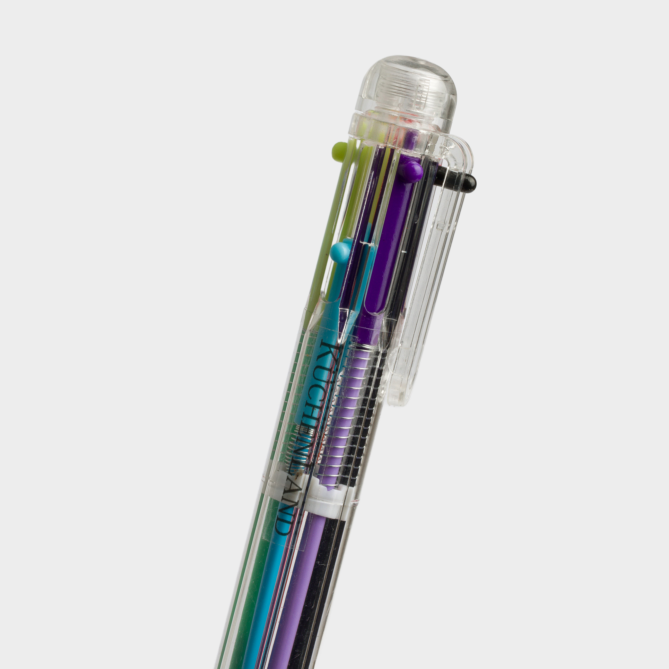 Ballpoint pen, multicolor, 14 cm, 6 colors, plastic, Draw, image-2