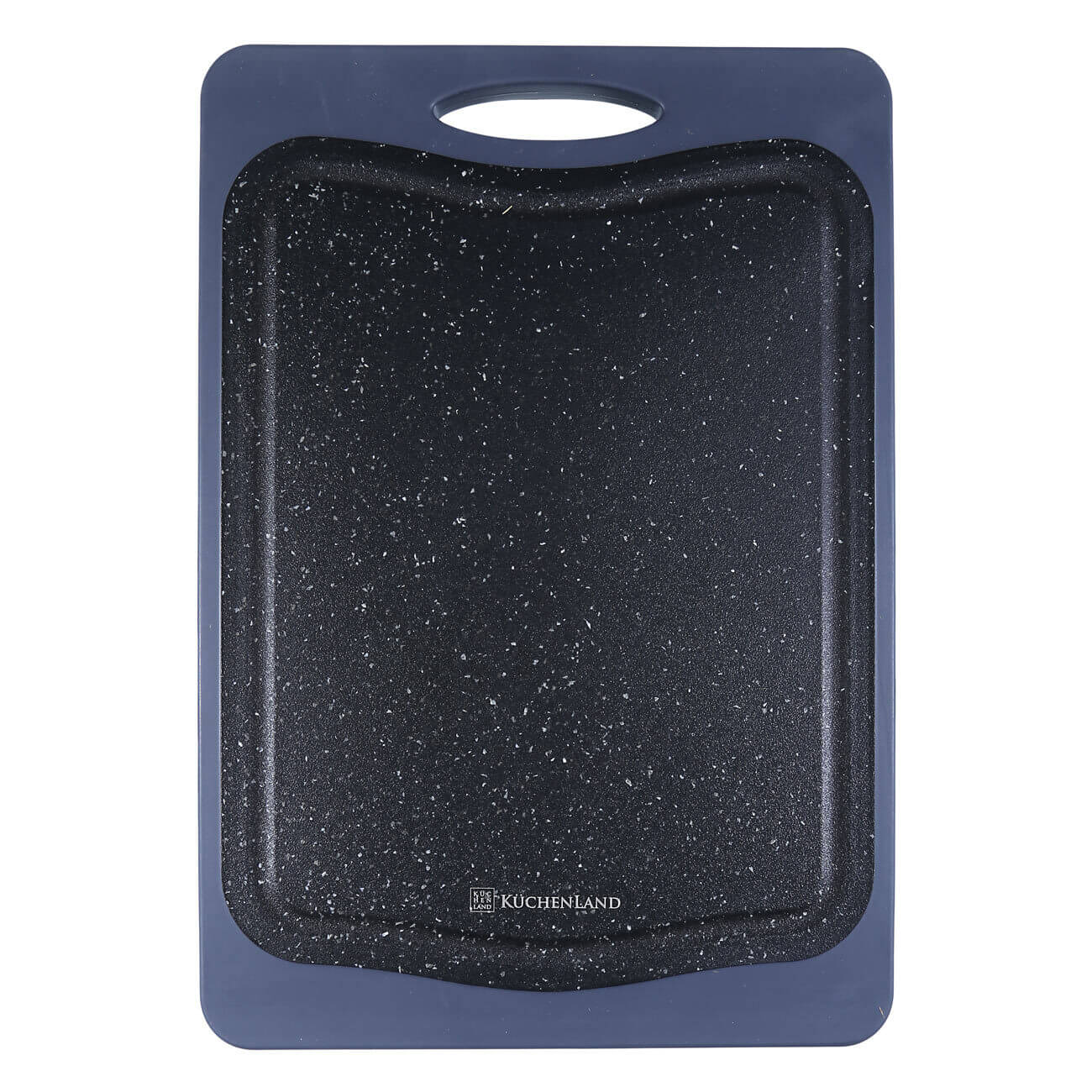 Chopping board, 33x23 cm, 2-sided, Bamboo/Plastic, black, Marble Bamboo