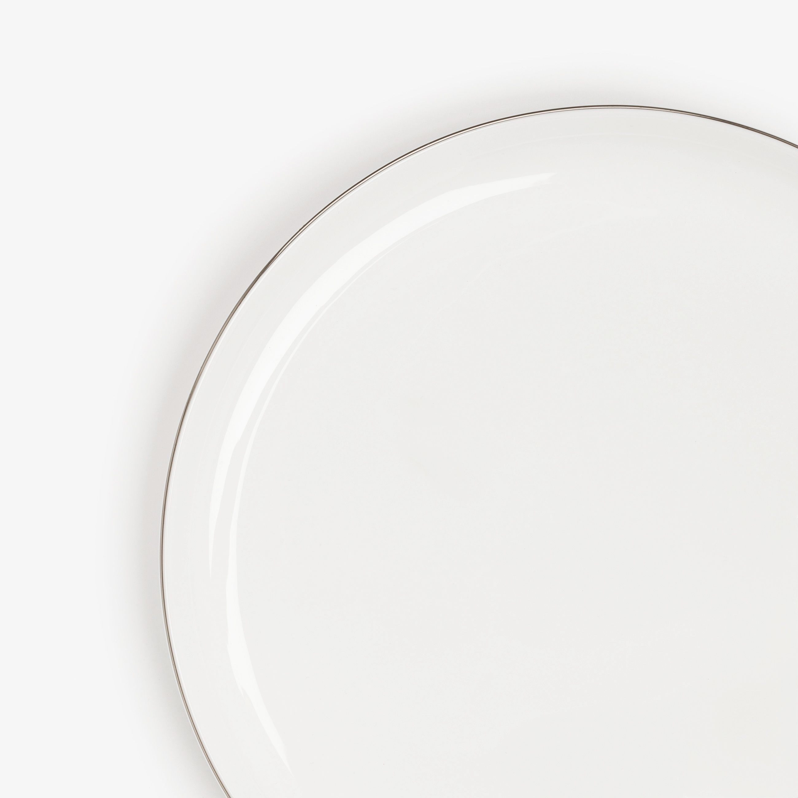 Snack plate, 24 cm, 2 pieces, porcelain F, Antarctica