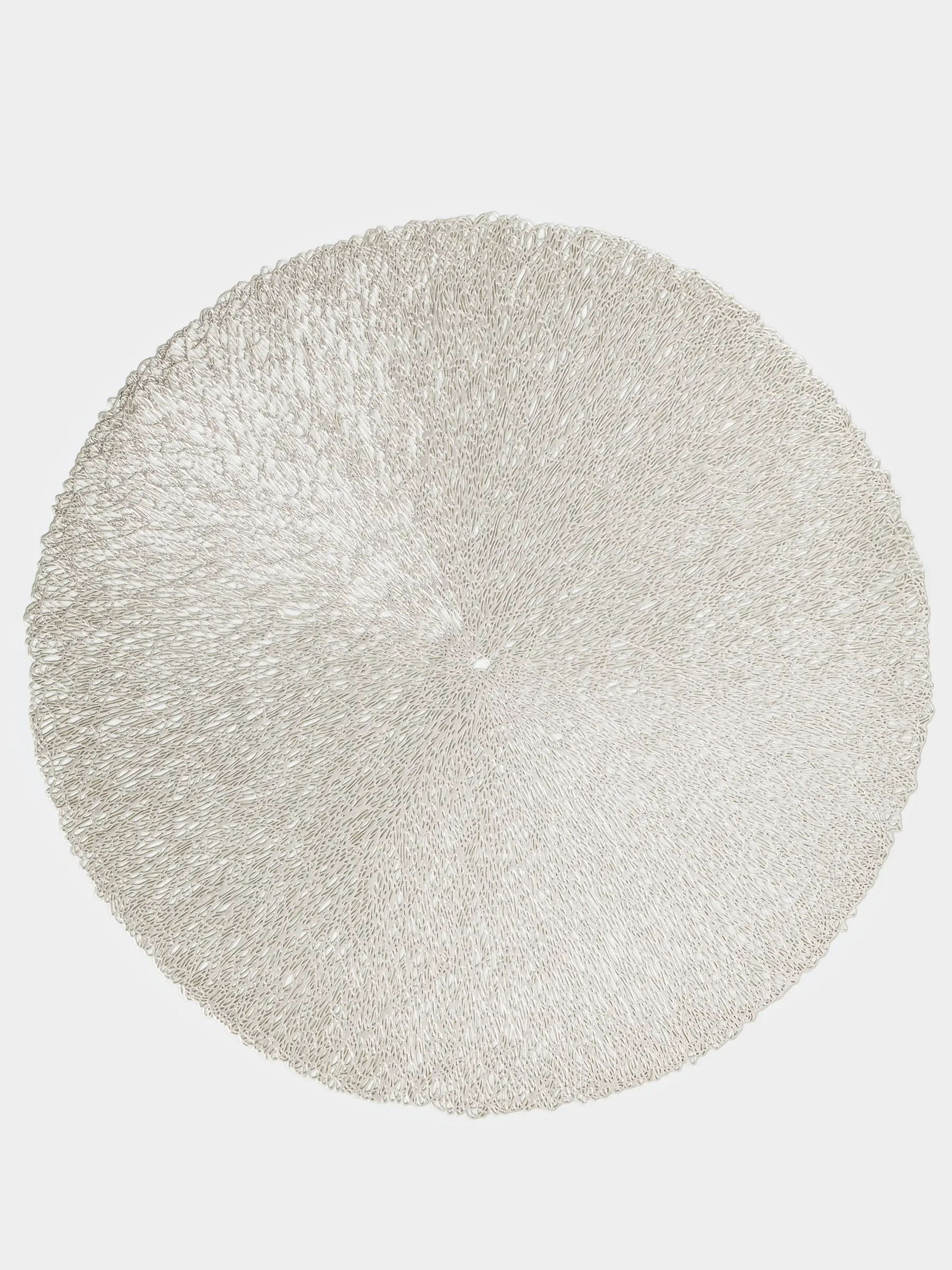 Napkin for appliances, 38 cm, PVC, round, golden, Azhur, image-0