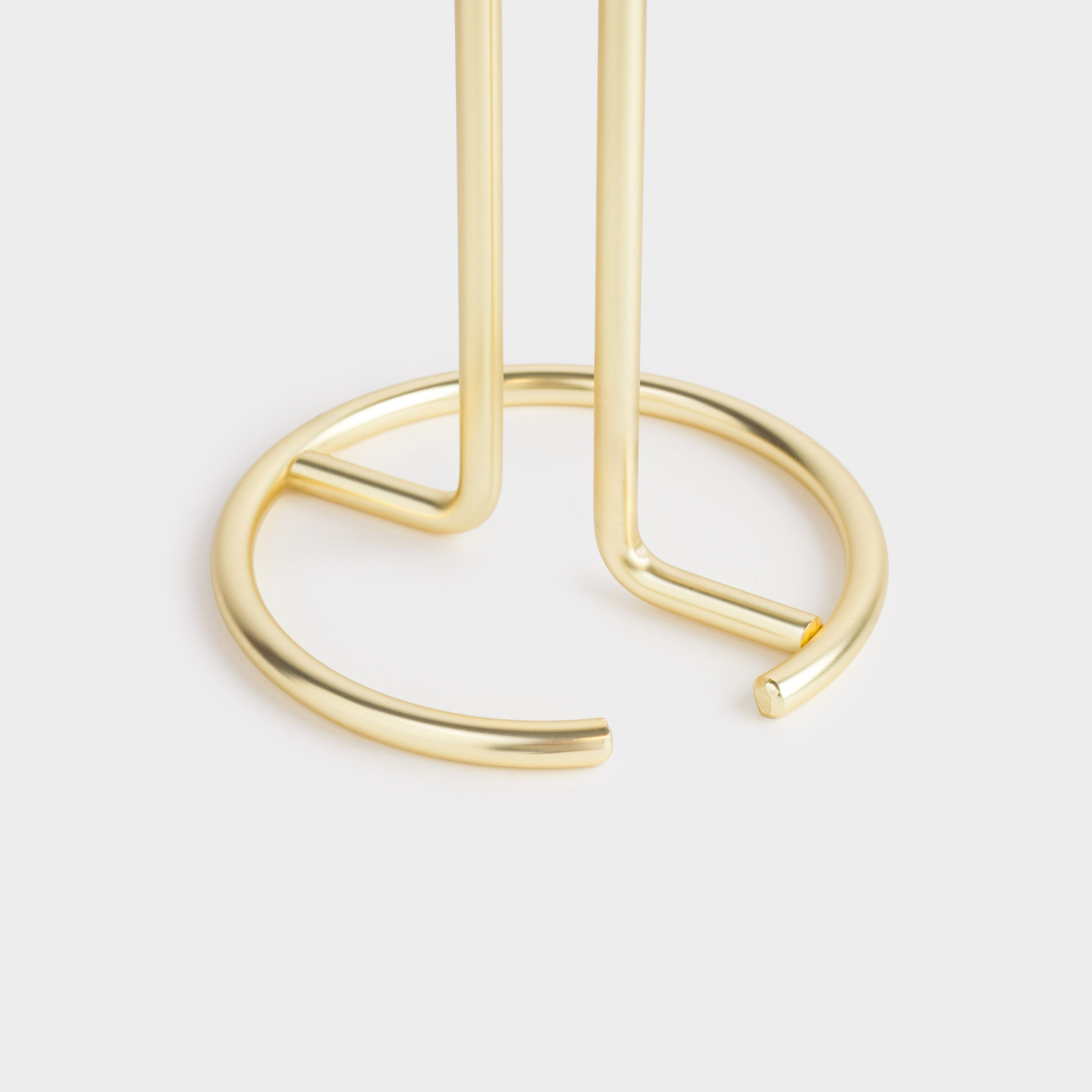 Paper towel holder, 31 cm, metal, golden, Classic gold