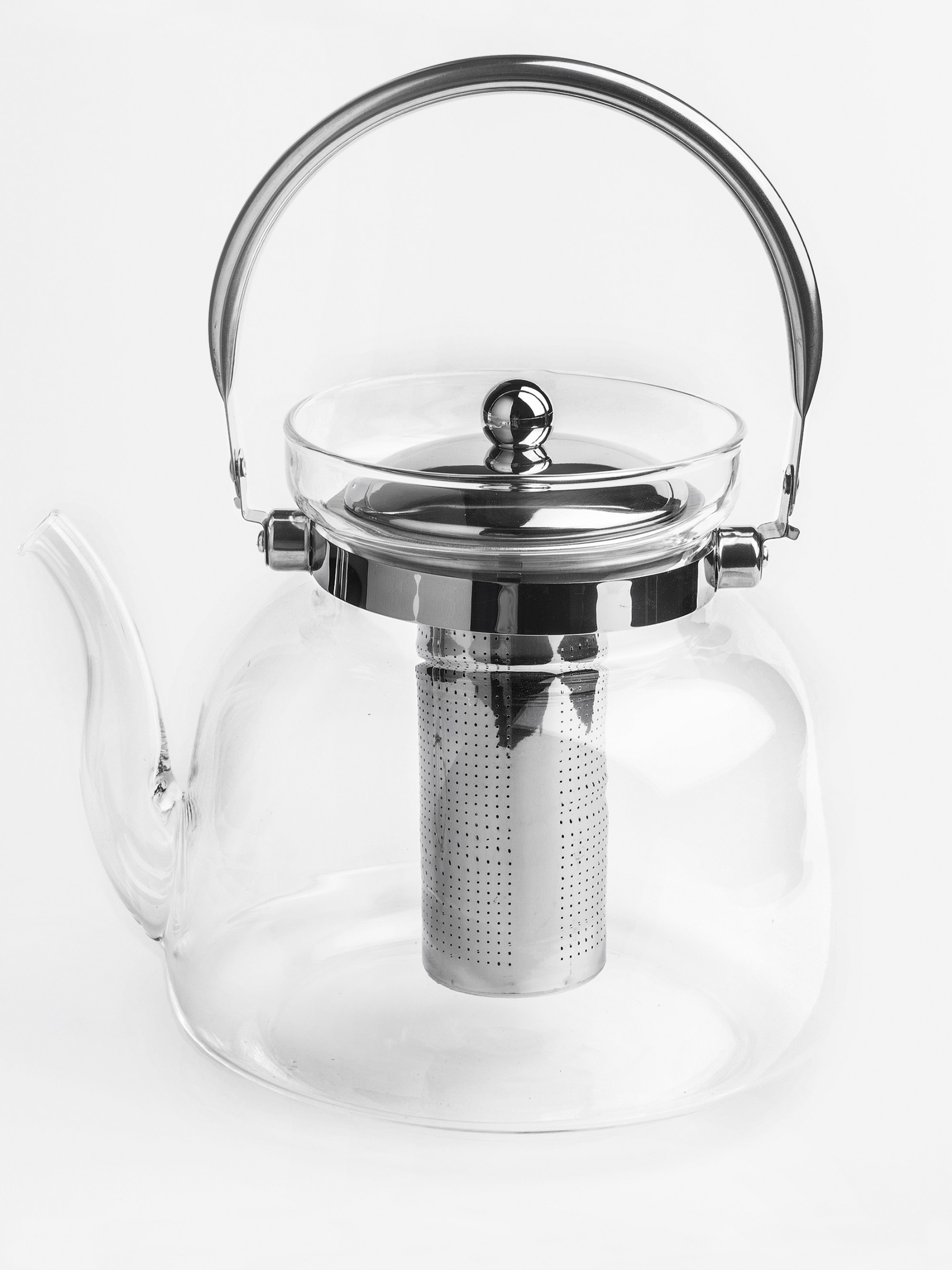 Teapot, 2.8 l, with brew screen, Used glass, Classic, image-0