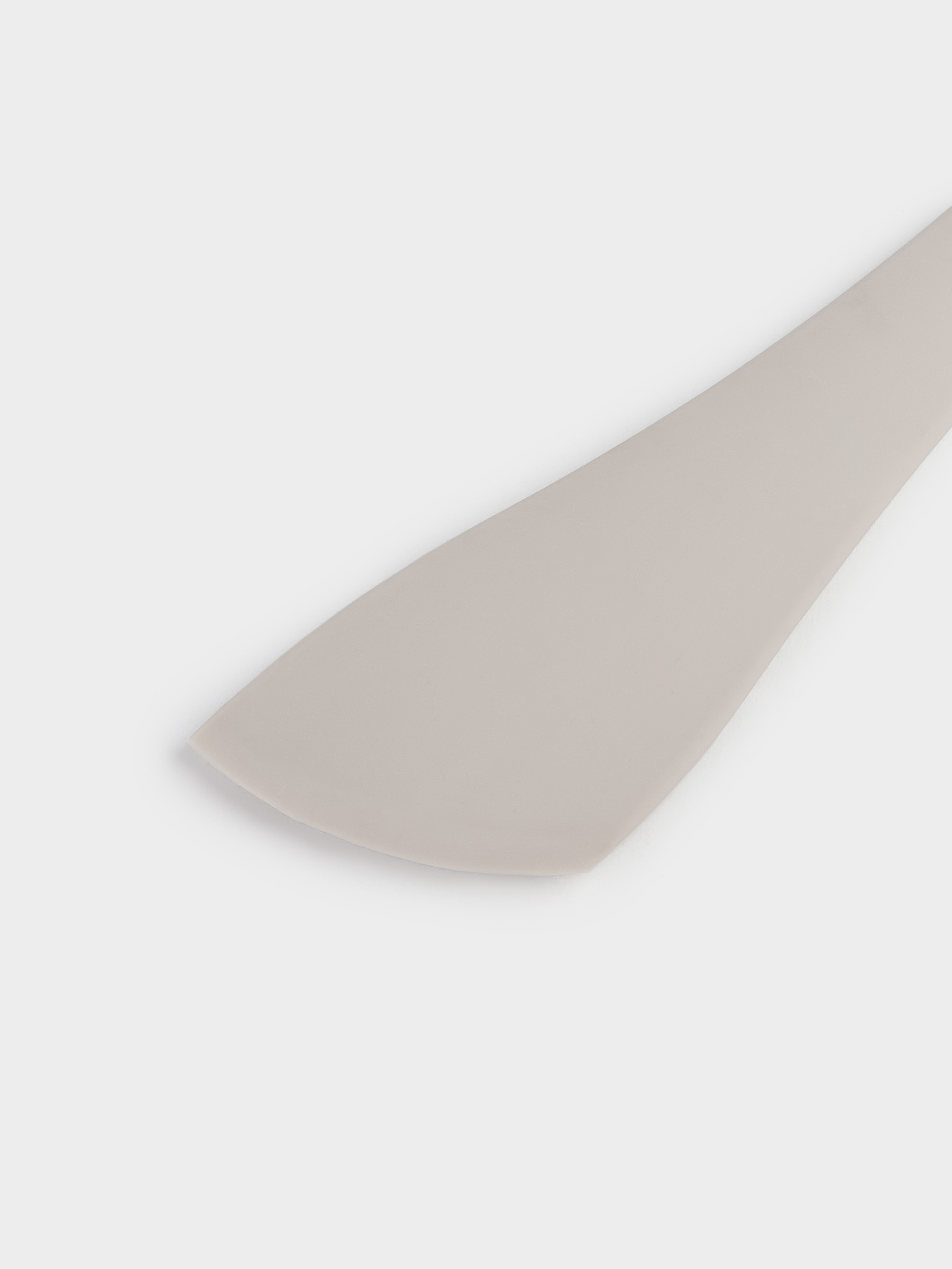 Spatula, 28 cm, double, silicone, beige, image-2