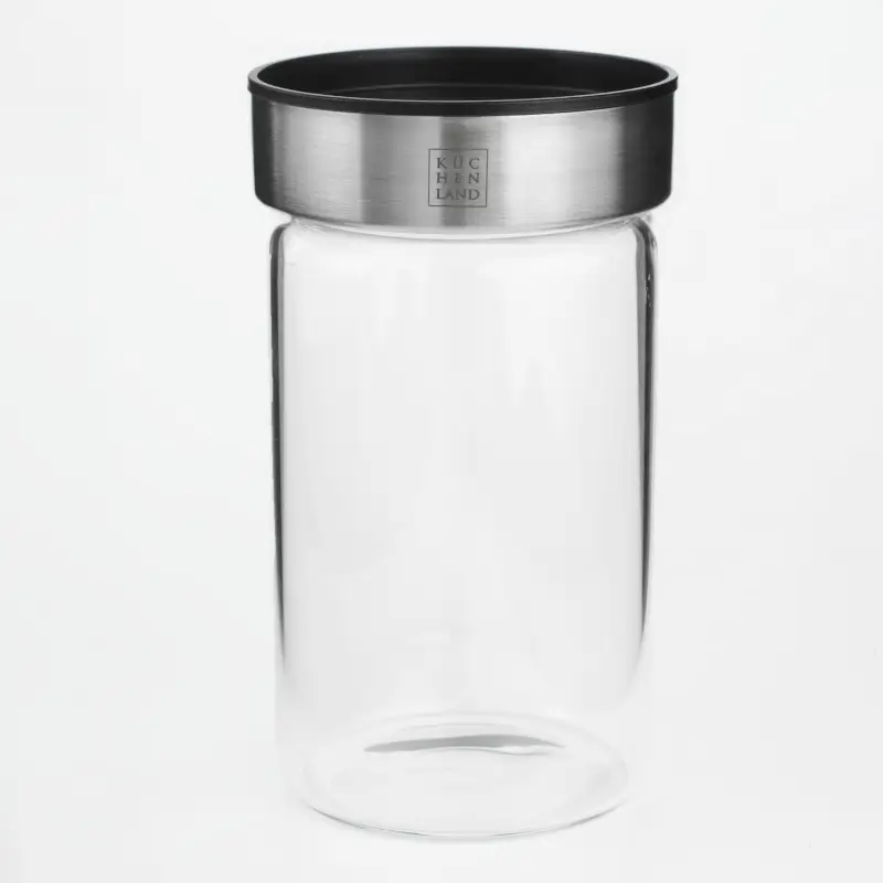 Food jar, 750 ml, glass B/plastic, Comfort ,image-0