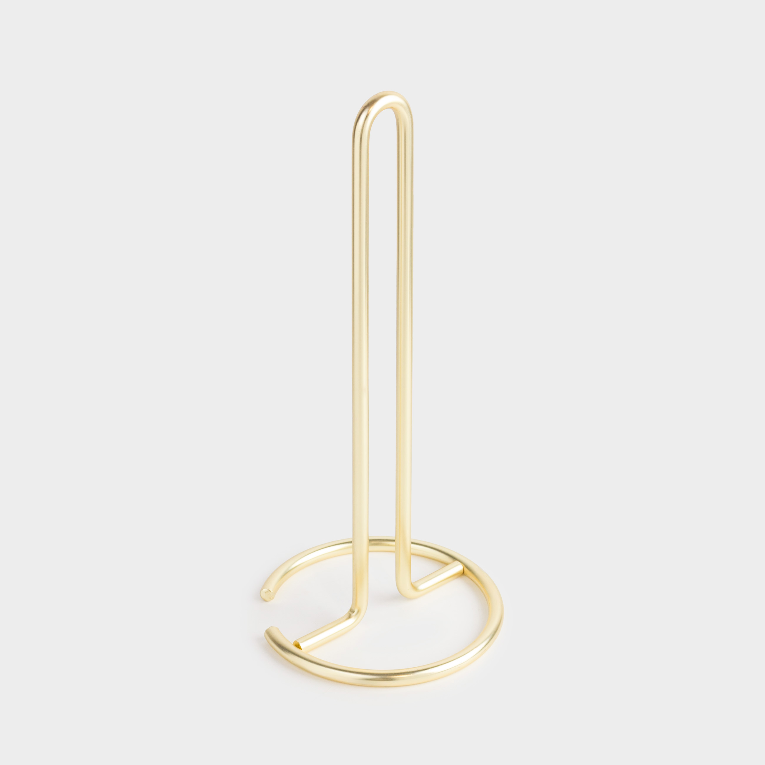 Paper towel holder, 31 cm, metal, golden, Classic gold