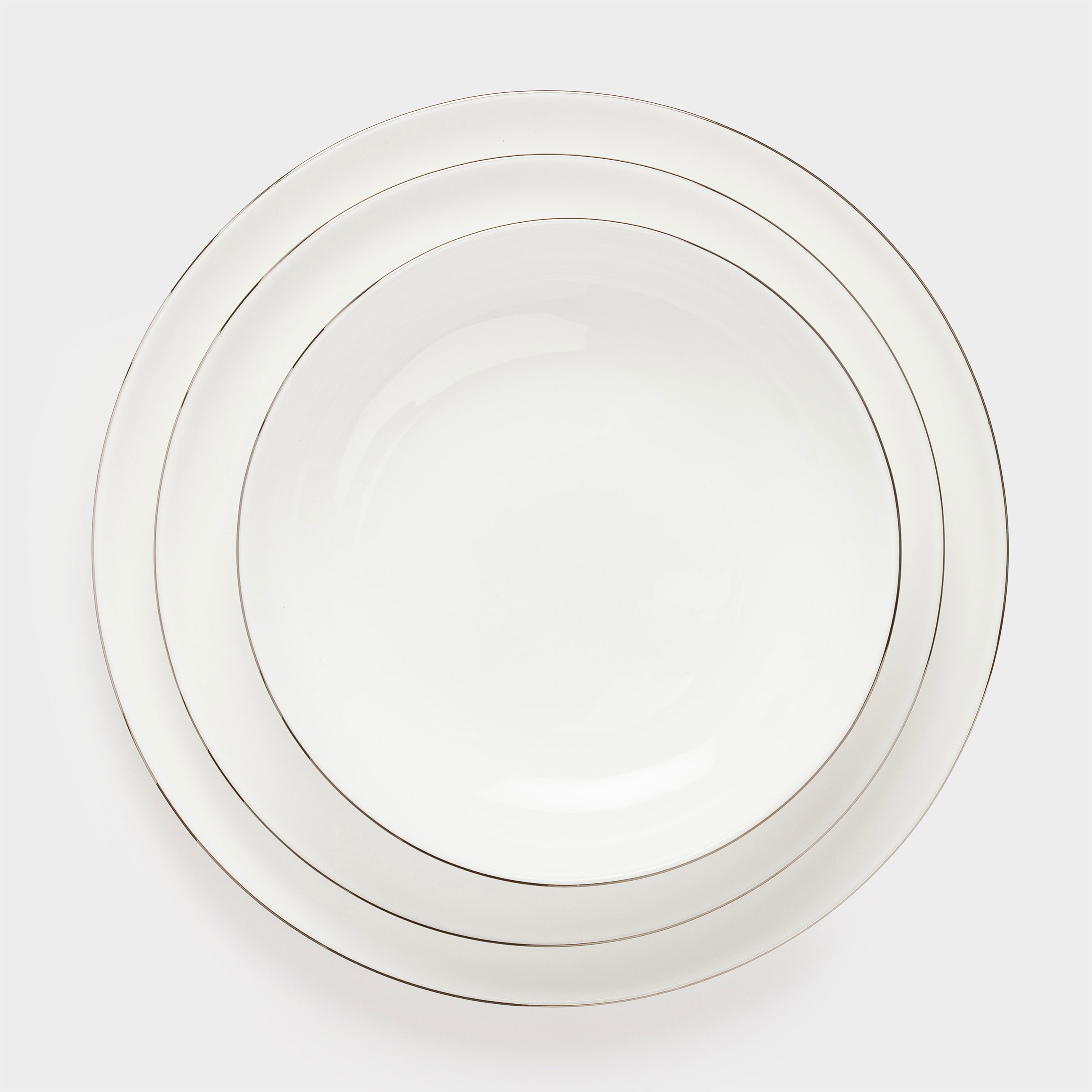 Dining set, 6 pers, 19 pr, porcelain F, Antarctica