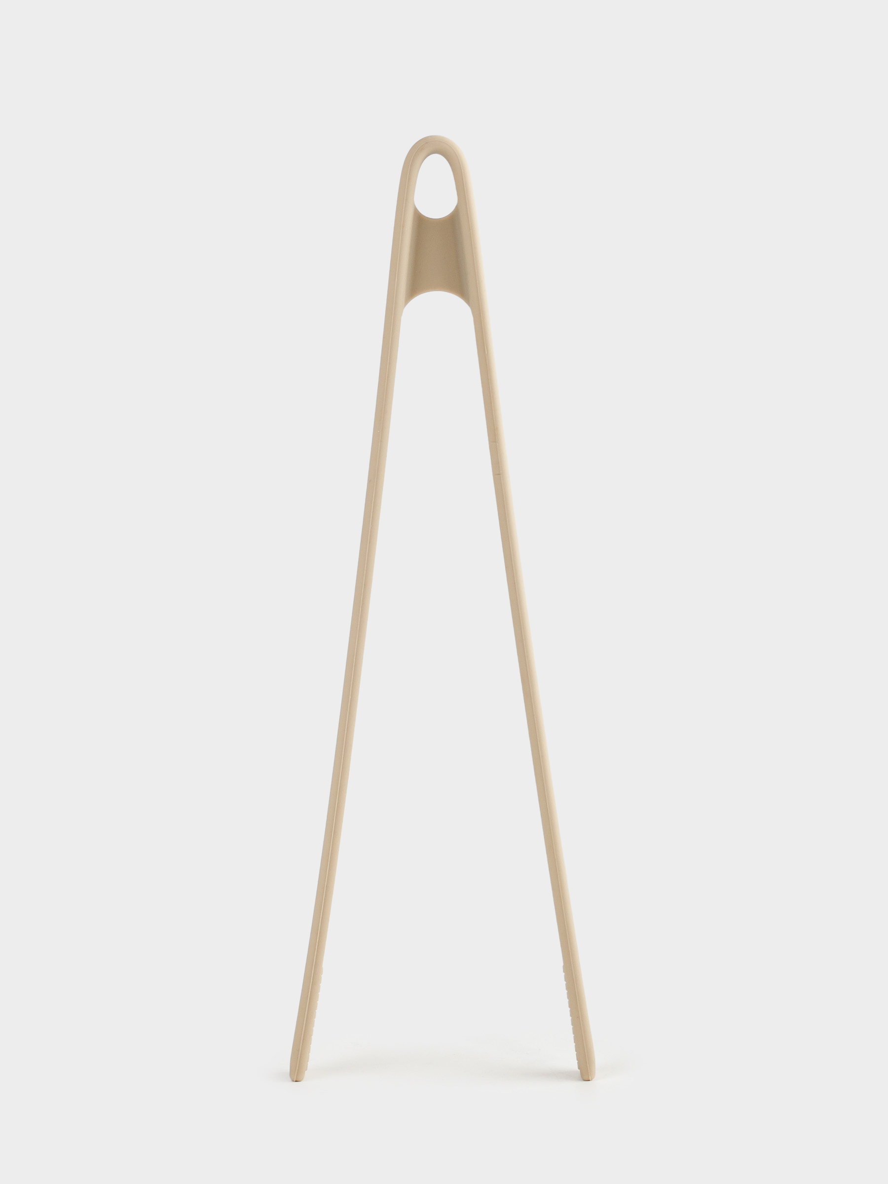 Kitchen tweezers, 30 cm, silicone, gray-brown, Soft kitchen, image-0