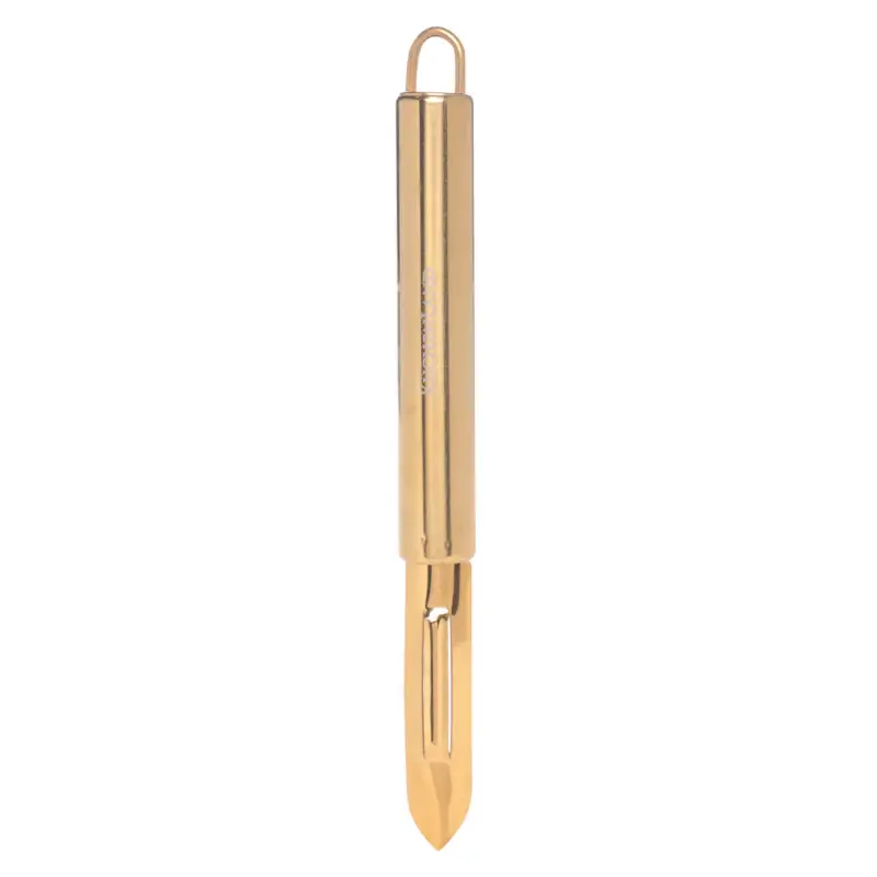 Vegetable peeler, 19 cm, steel, golden, Spiro gold