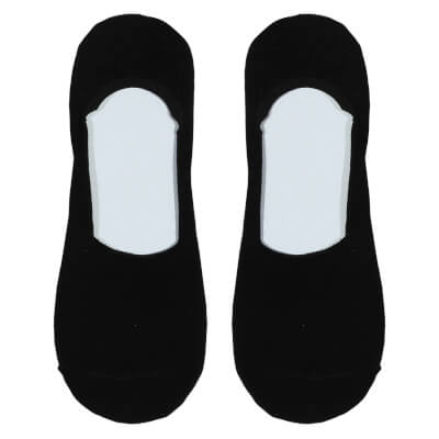 Women's track socks, SizeSize 36-38, cotton / polyester, black, Basic ,image-0