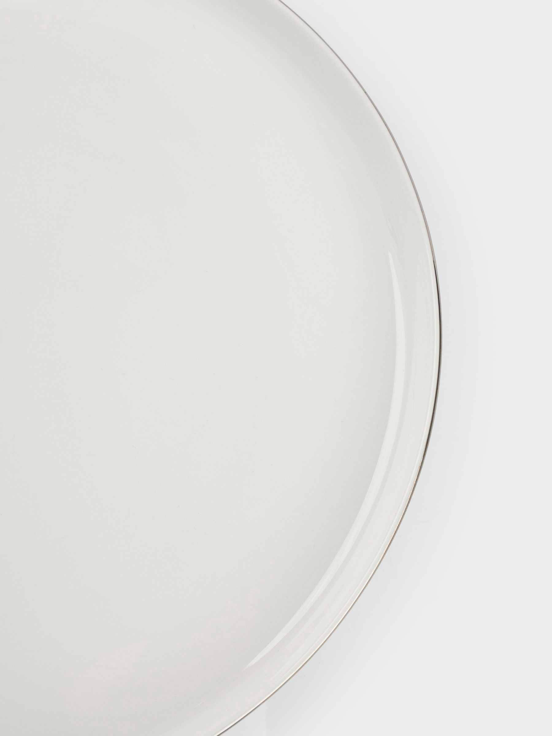 Dining plate, 26 cm, porcelain F, white, Ideal silver, image-3