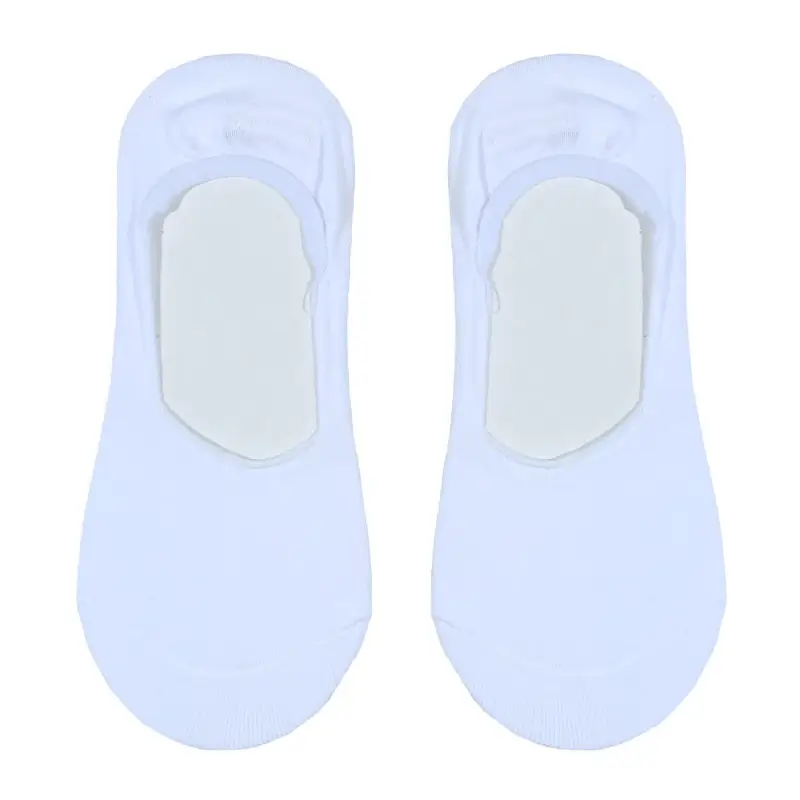 Women's track socks, Size 36-38, cotton / polyester, white, Basic
