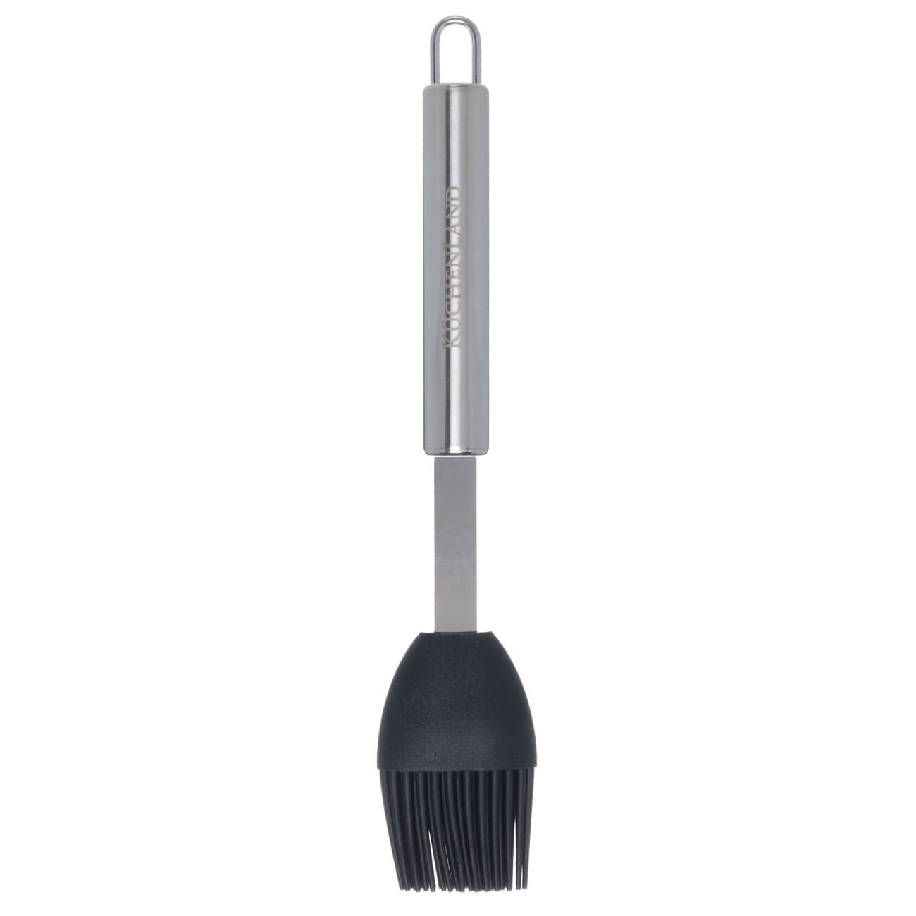 Cooking brush, 23 cm, silicone / steel, black, Spiro
