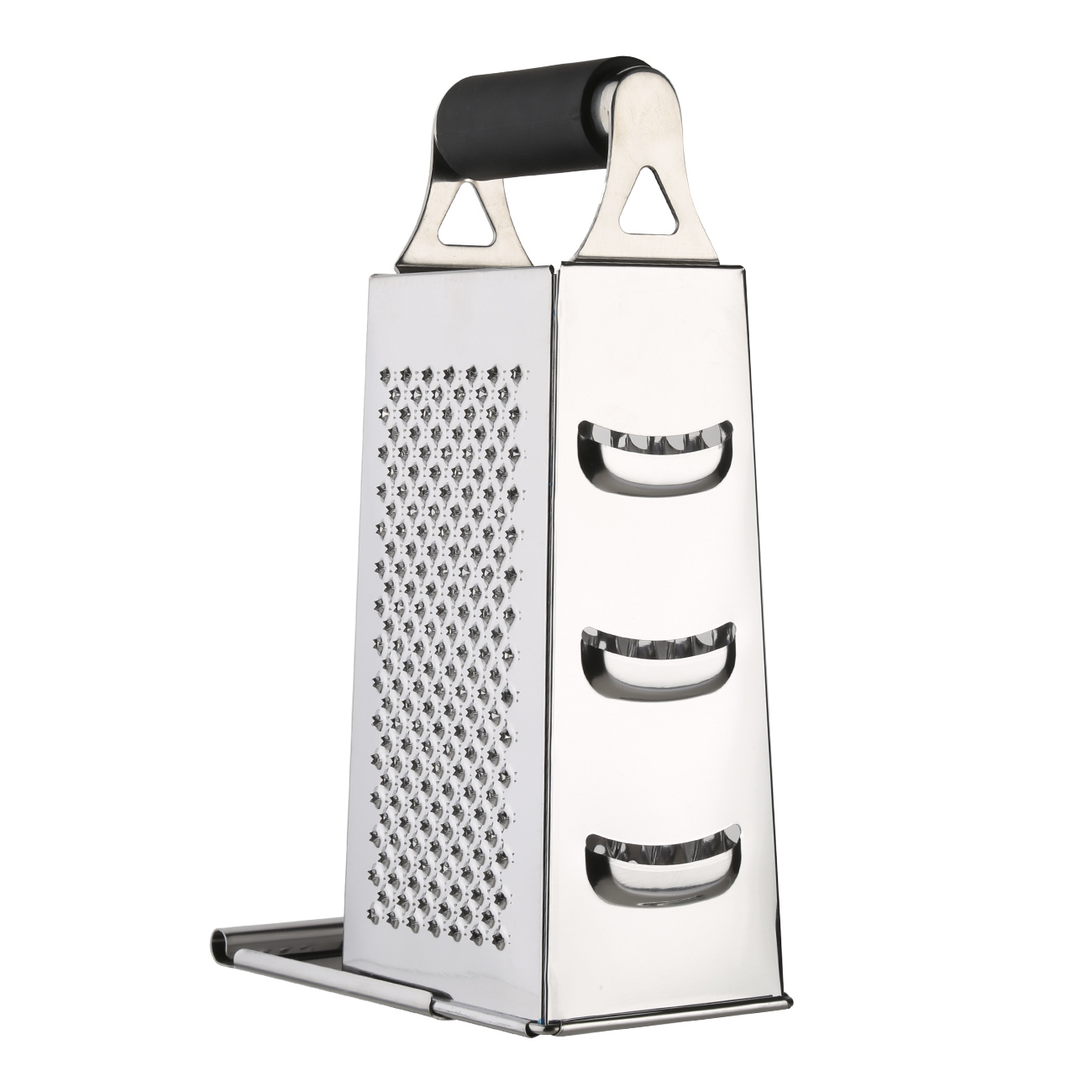 Grater, 24 cm, four-sided, black, Kitchen tools, image-2