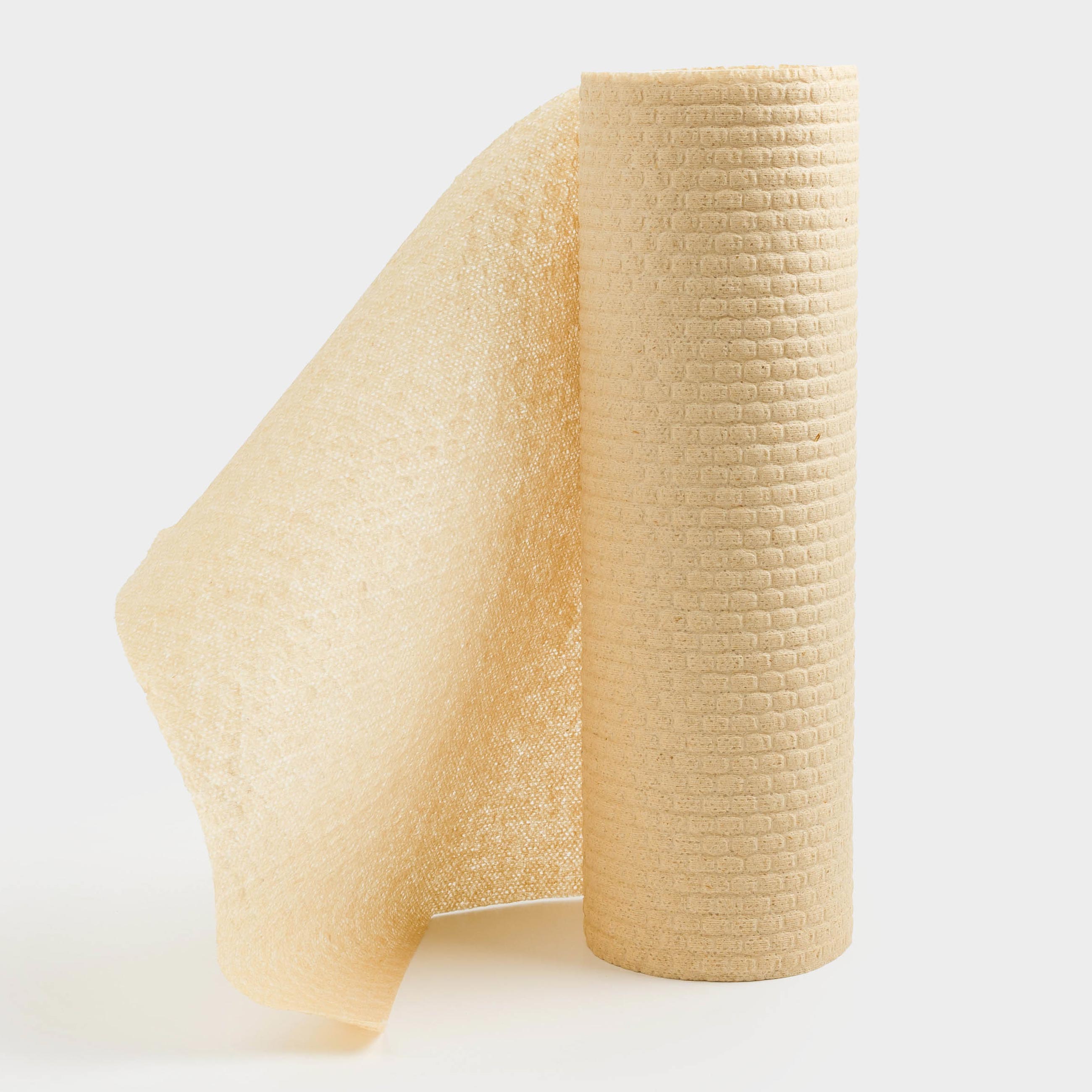 Rolled towels, 25x25 cm, 50 pcs, beige, Roll