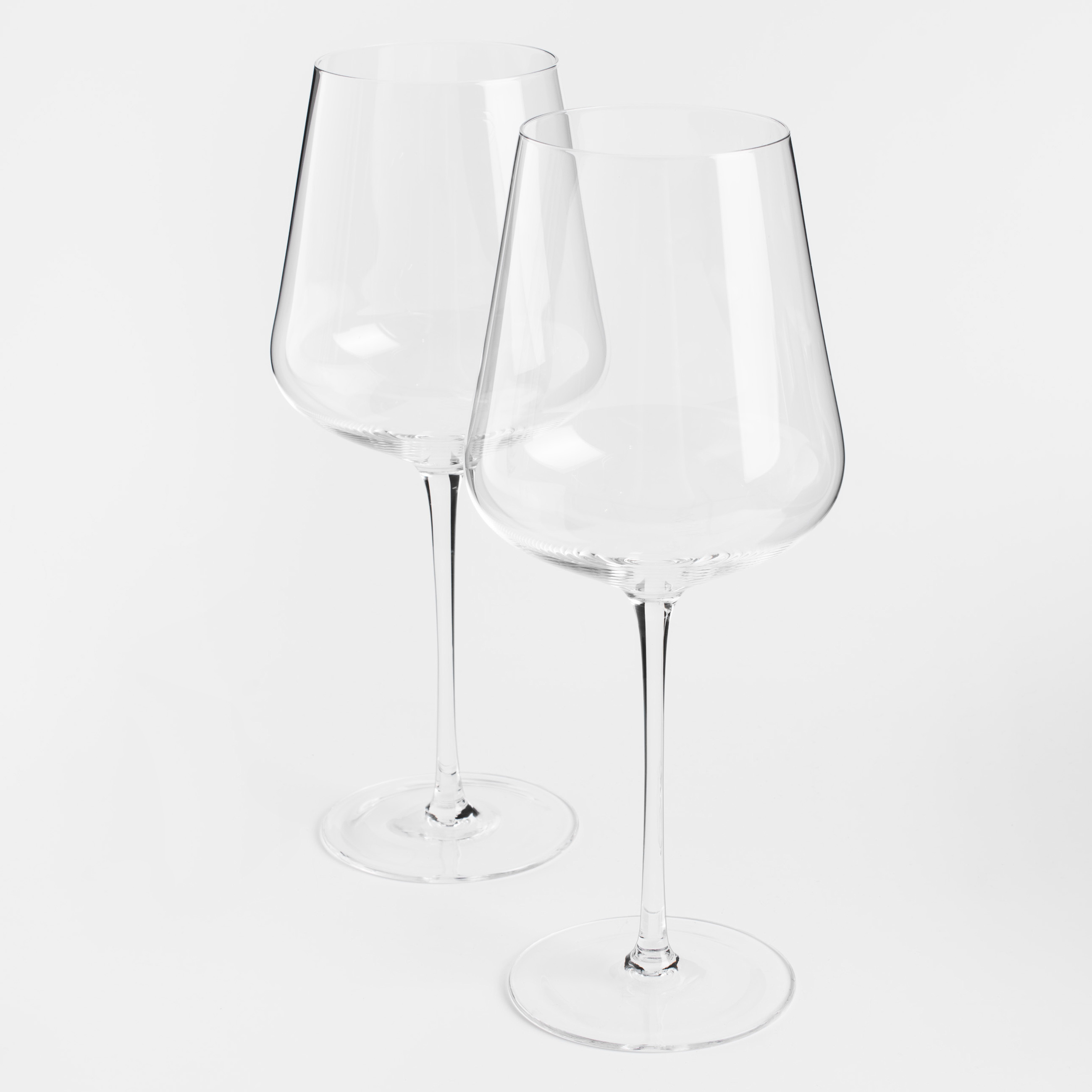 White wine glass, 480 ml, 2 pcs, crystal glass, Ferentino, image-1