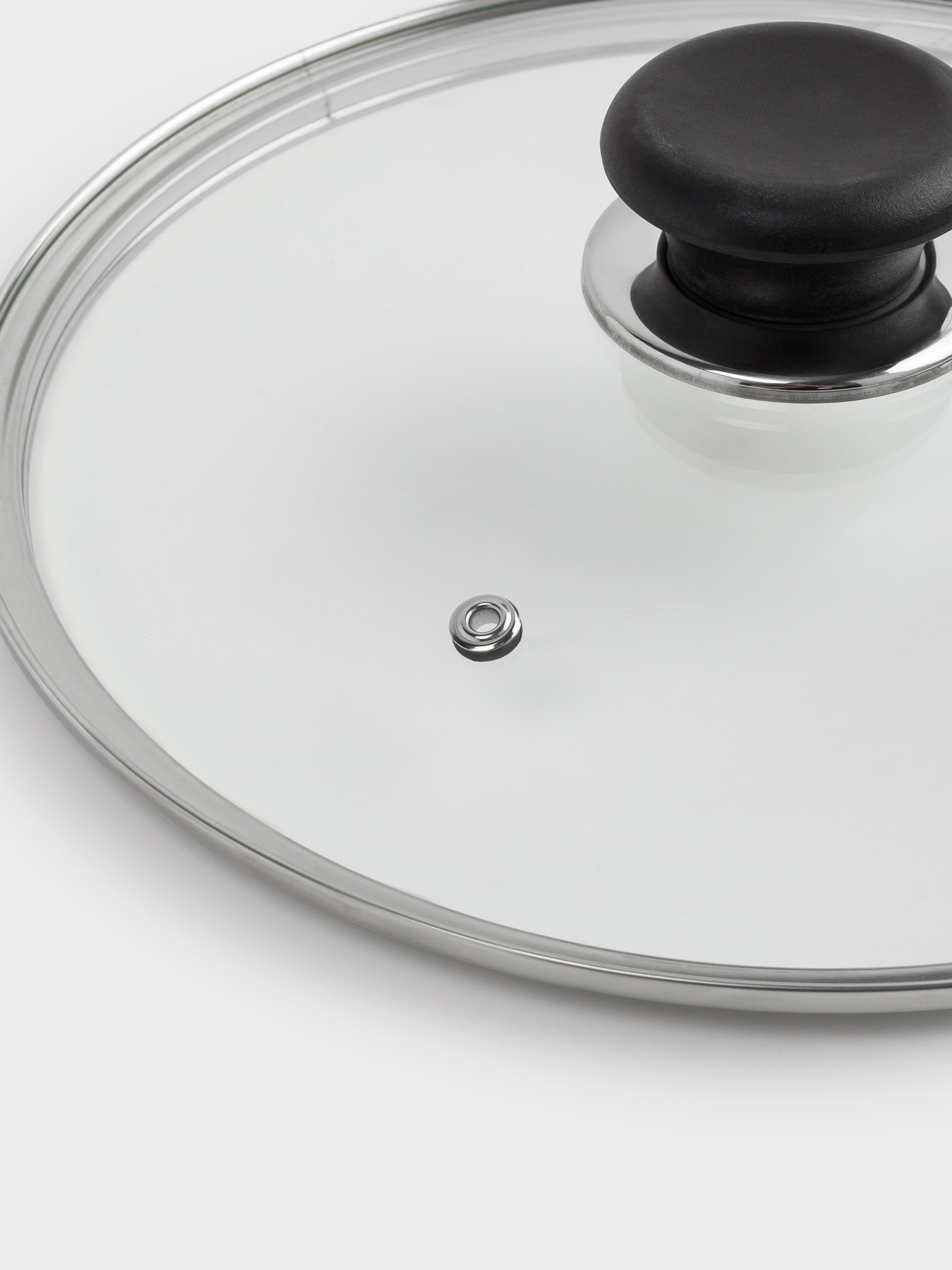 Lid, 24 cm, glass / metal, Action Accessory, image-1