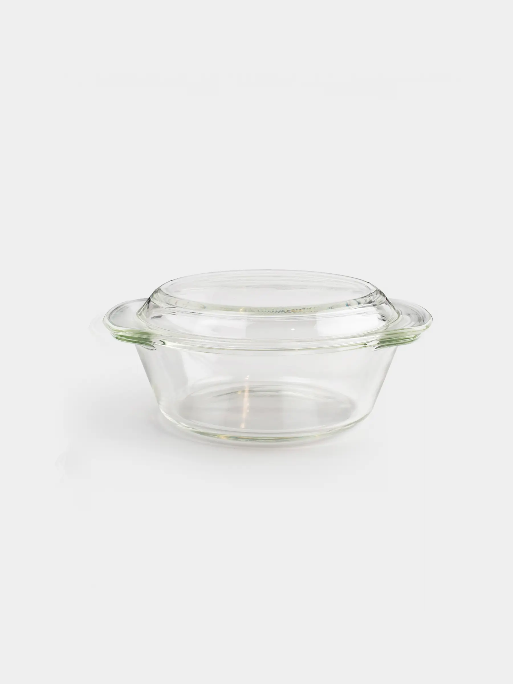 Baking dish, 17 cm, 1 L, with lid, glass T, round, Cook