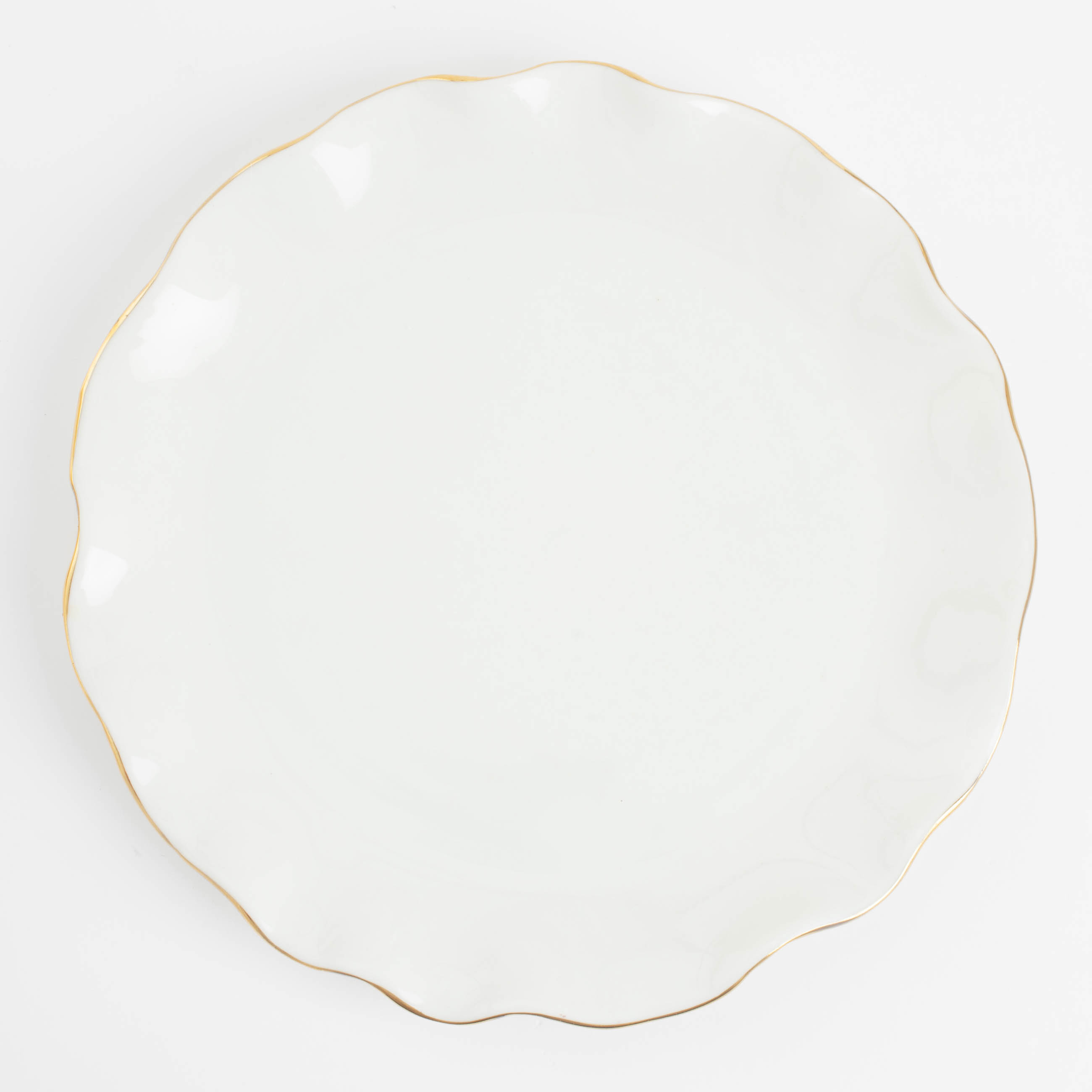 Tea pair, 1 person, 2 items, 350 ml, porcelain P, with golden edging, Crumpled effect, Crumple gold, image-4