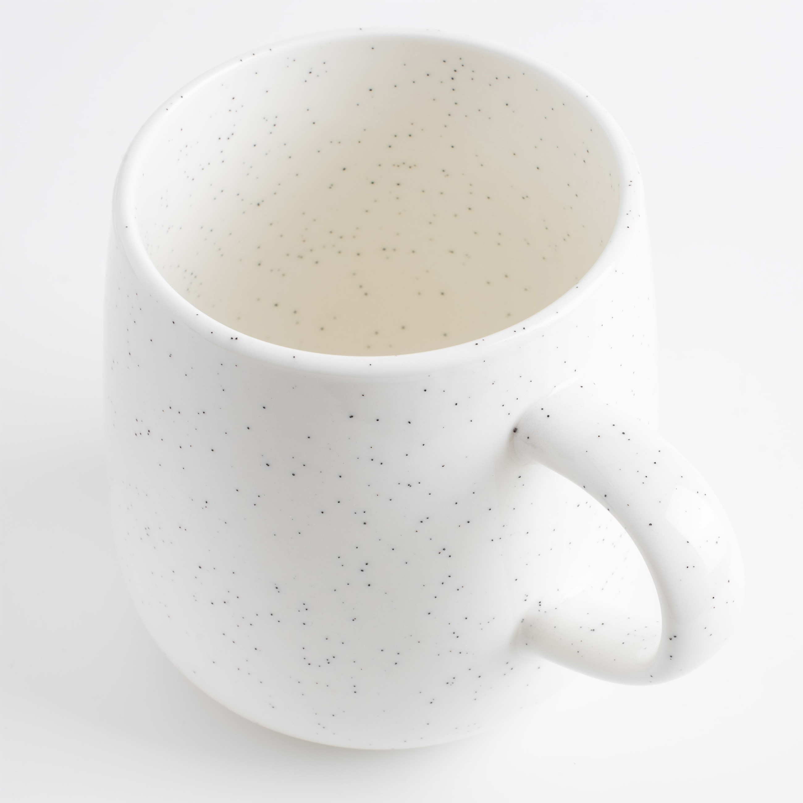 Mug, 500 ml, porcelain N, milk, Dots, Boho