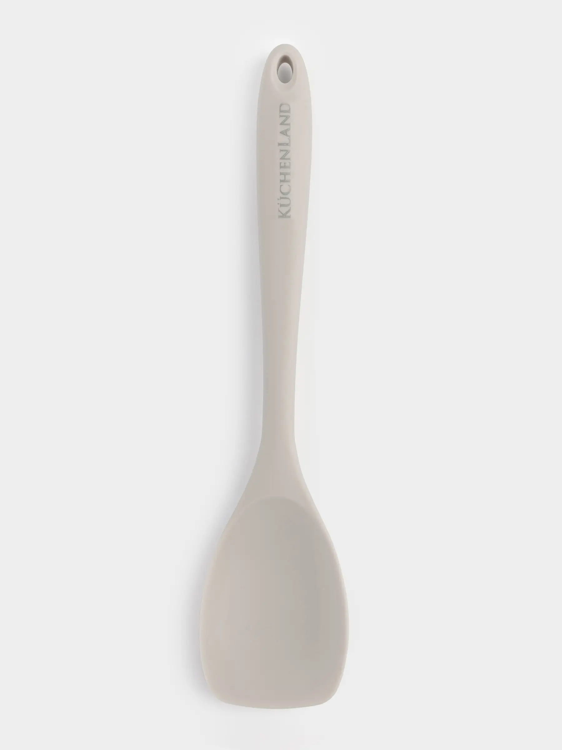 Serving spoon, 28 cm, silicone / nylon, beige, Benefit