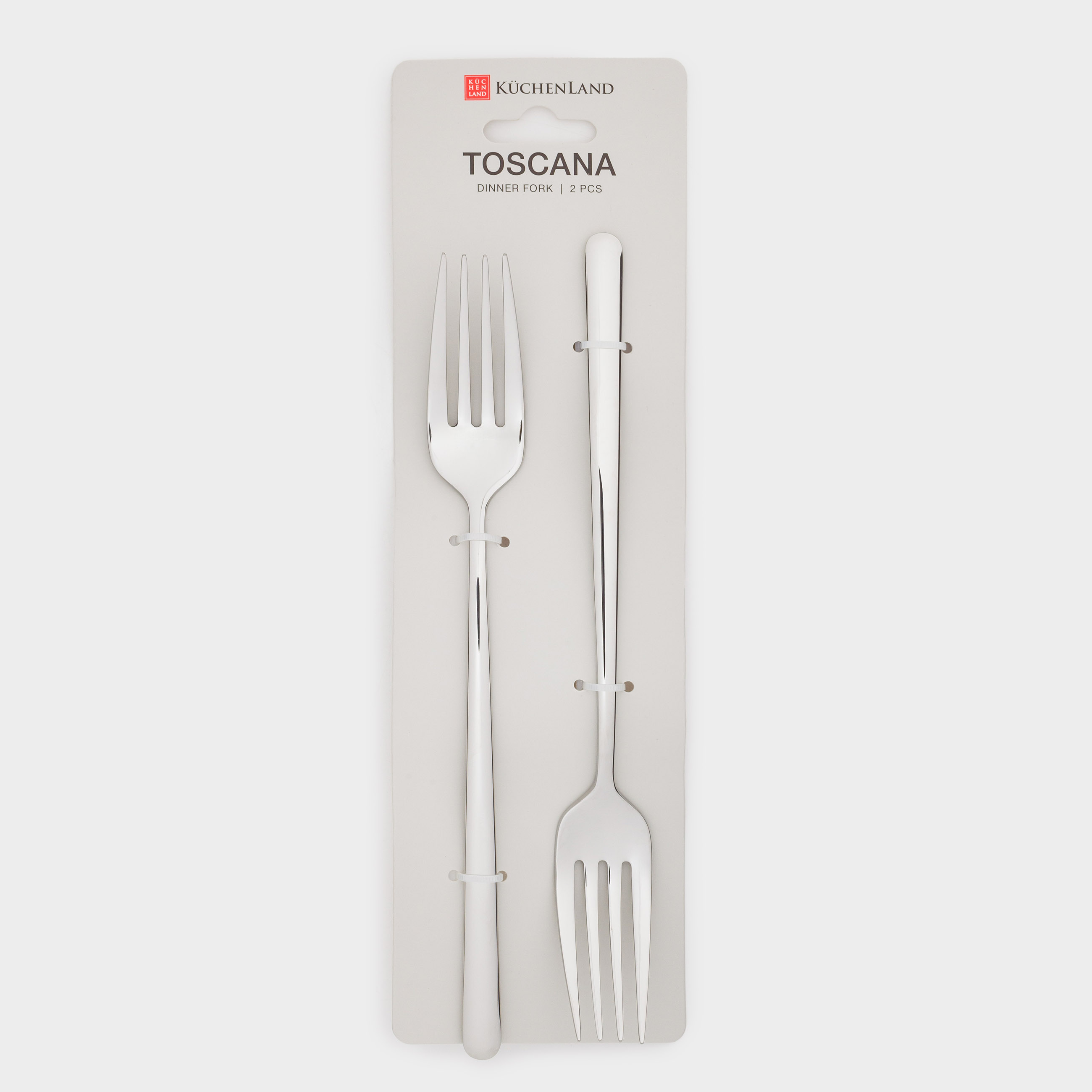 Dining fork, 2 pcs, steel, Toscana, image-4