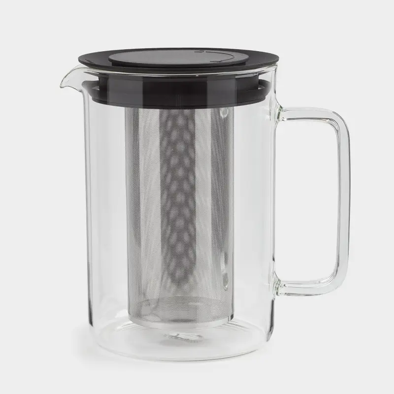 Teapot, 1.6 l, glass B / steel / plastic, Comfort ,image-0