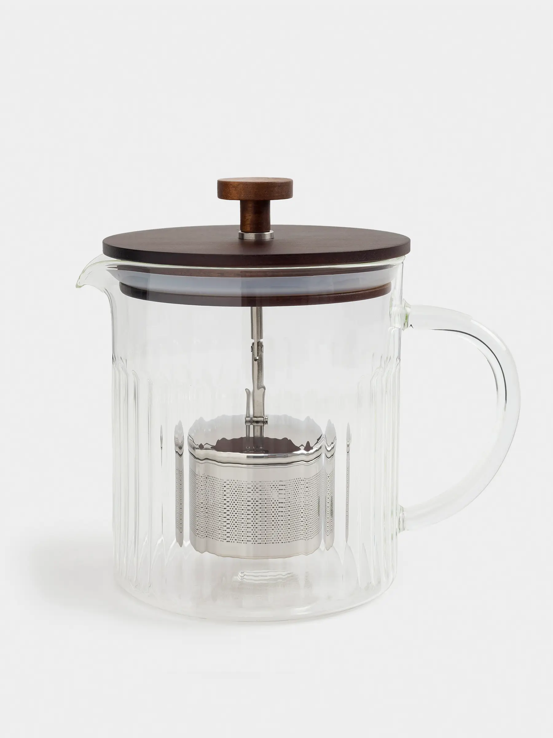 Teapot, 1 l, glass B / steel, Bell R