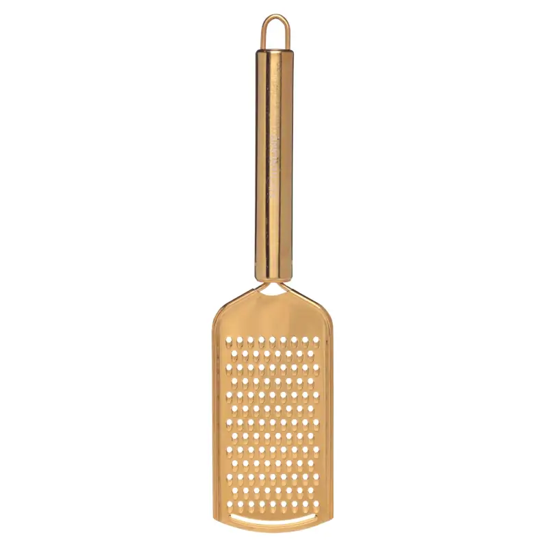 Grater, 24 cm, small, with handle, steel, golden, Spiro gold ,image-0