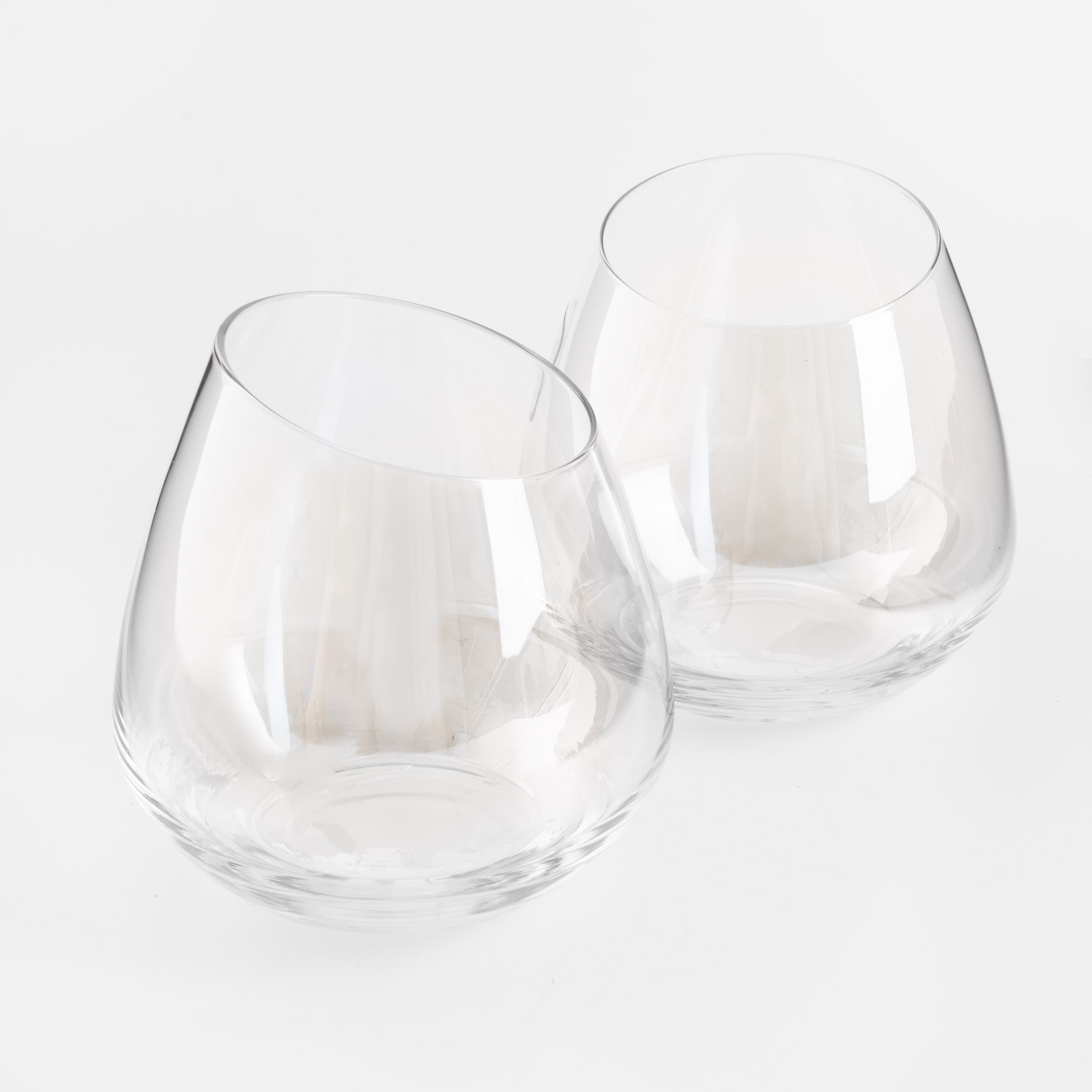 Glass, 11 cm, 400 ml, 2 pcs, glass, mother of pearl, Charm L polar, image-0
