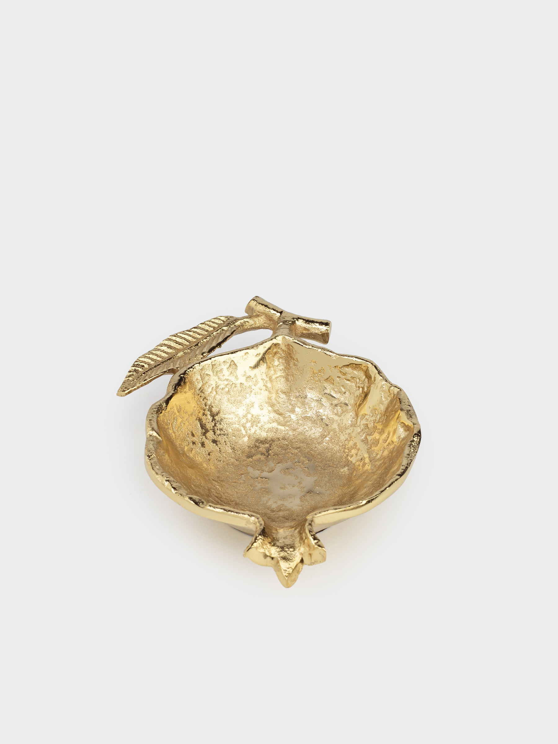 Decorative dish, 19x14 cm, metal, golden, Garnet, Fantastic gold, image-1
