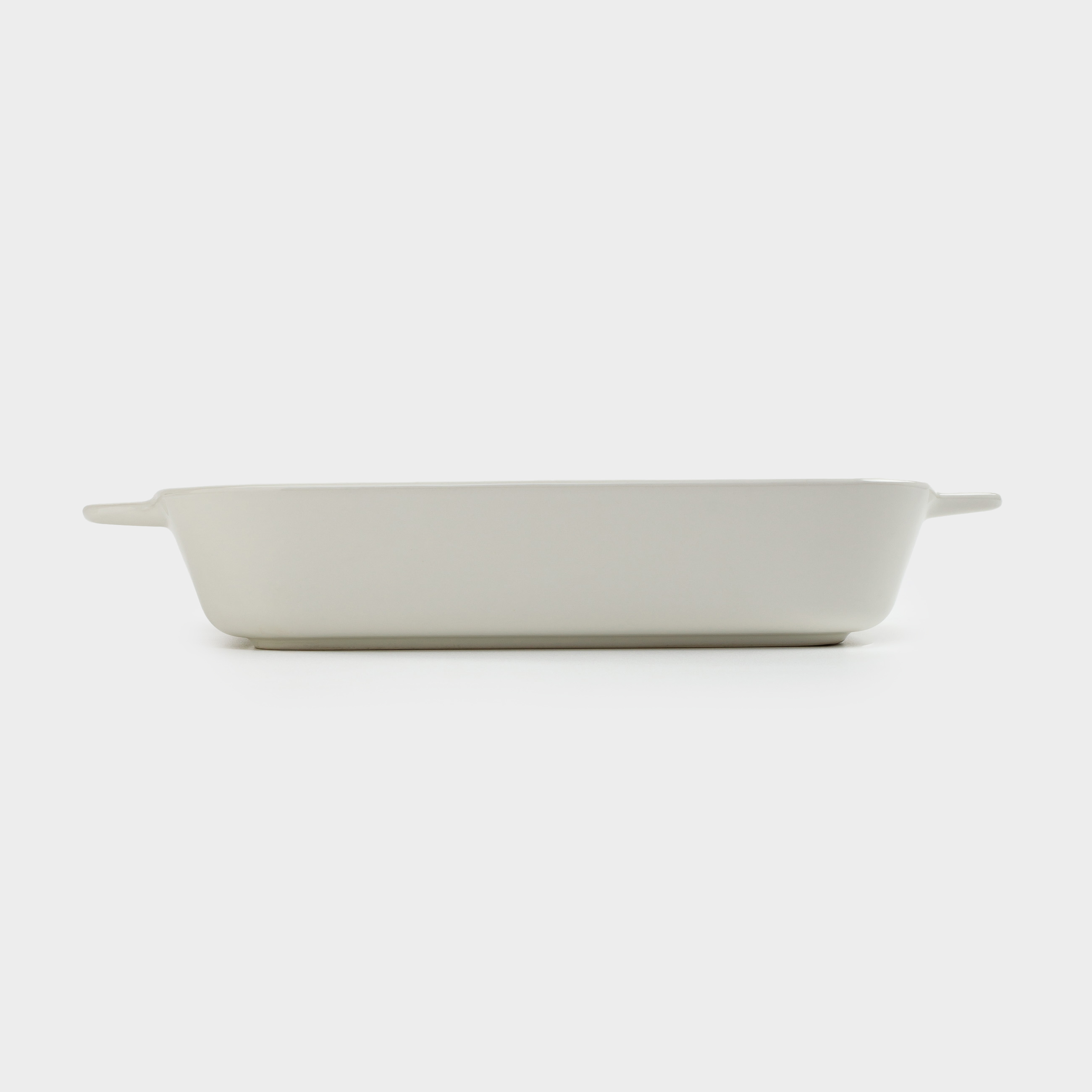 Baking dish, 27x20 cm, ceramic, rectangular, milk, Cakes ivory