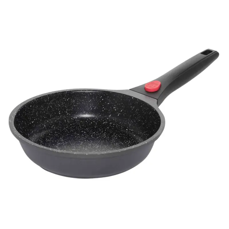 Frying pan, 20 cm, removable handle, coated, aluminum, Solution Red 2