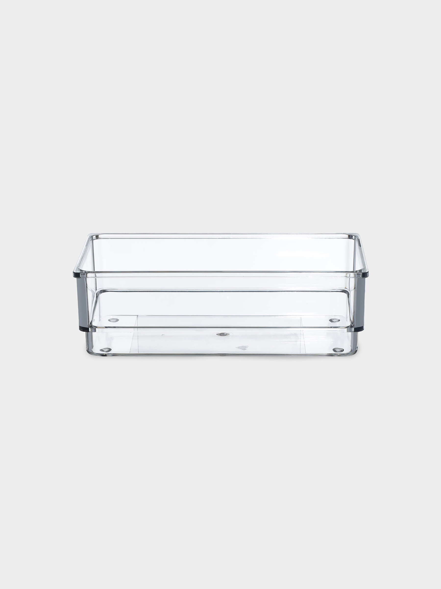 Set of organizer boxes, 4 pcs, plastic, Basic, image-2