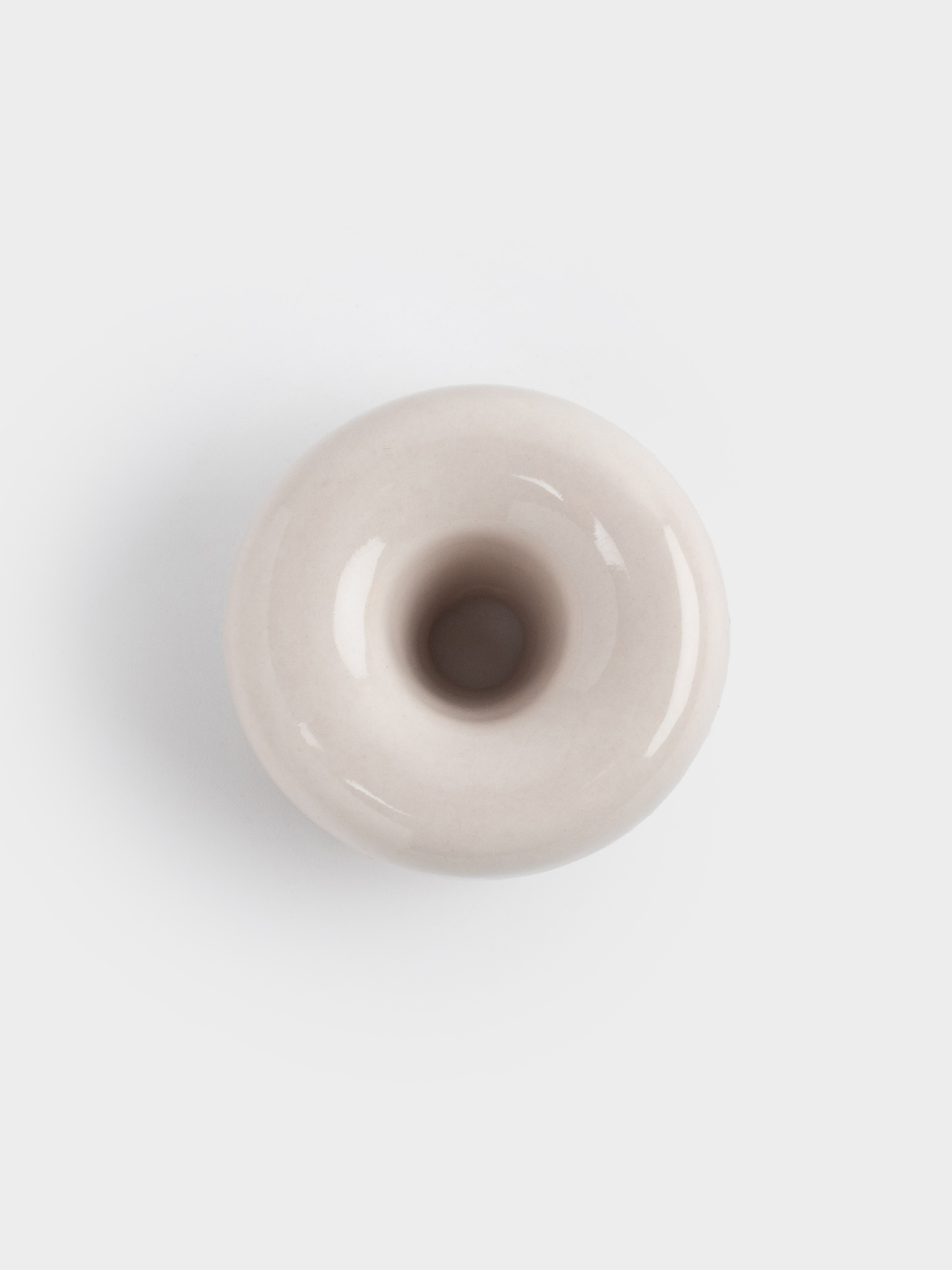 Toothbrush holder, 3 cm, porcelain P, milky, Minito, image-4