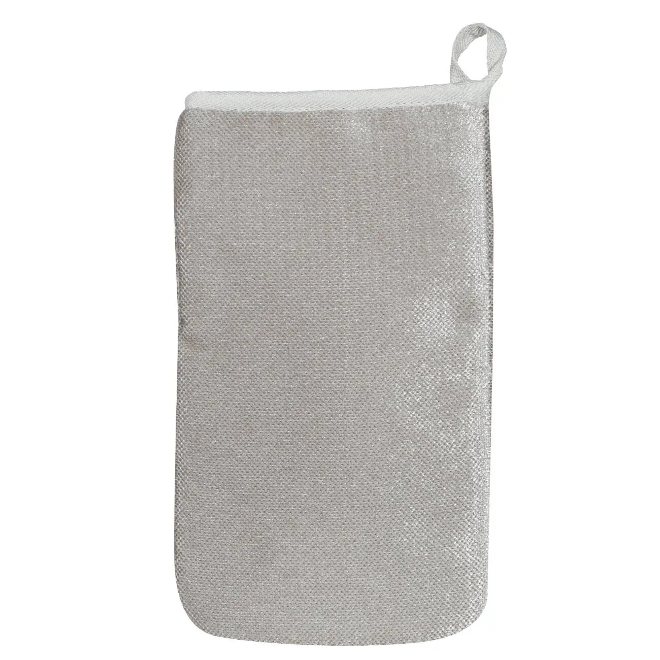 Mitten for cleaning wool, 22x13 cm, microfiber, gray, Clean