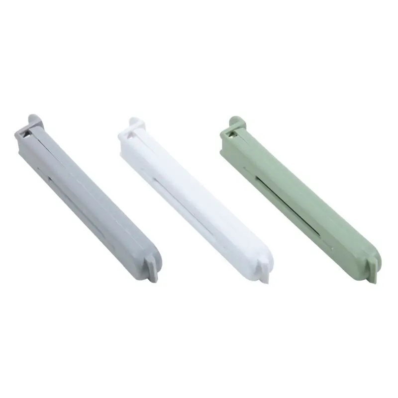 Bag clip set, 20 pcs, Plastic, White / Grey / Green, Assist ,image-0