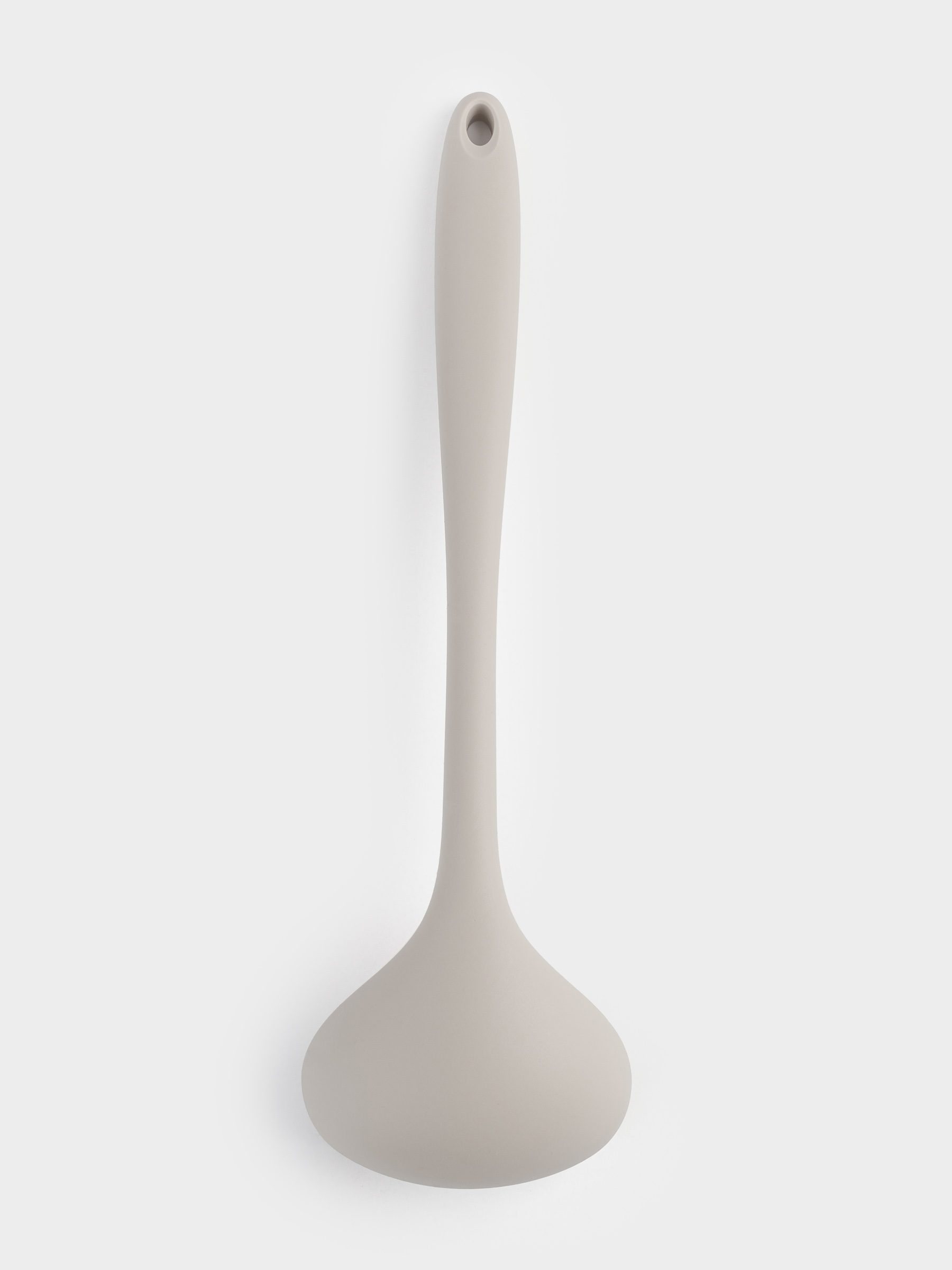 Ladle, 30 cm, silicone / nylon, beige, benefit, image-1