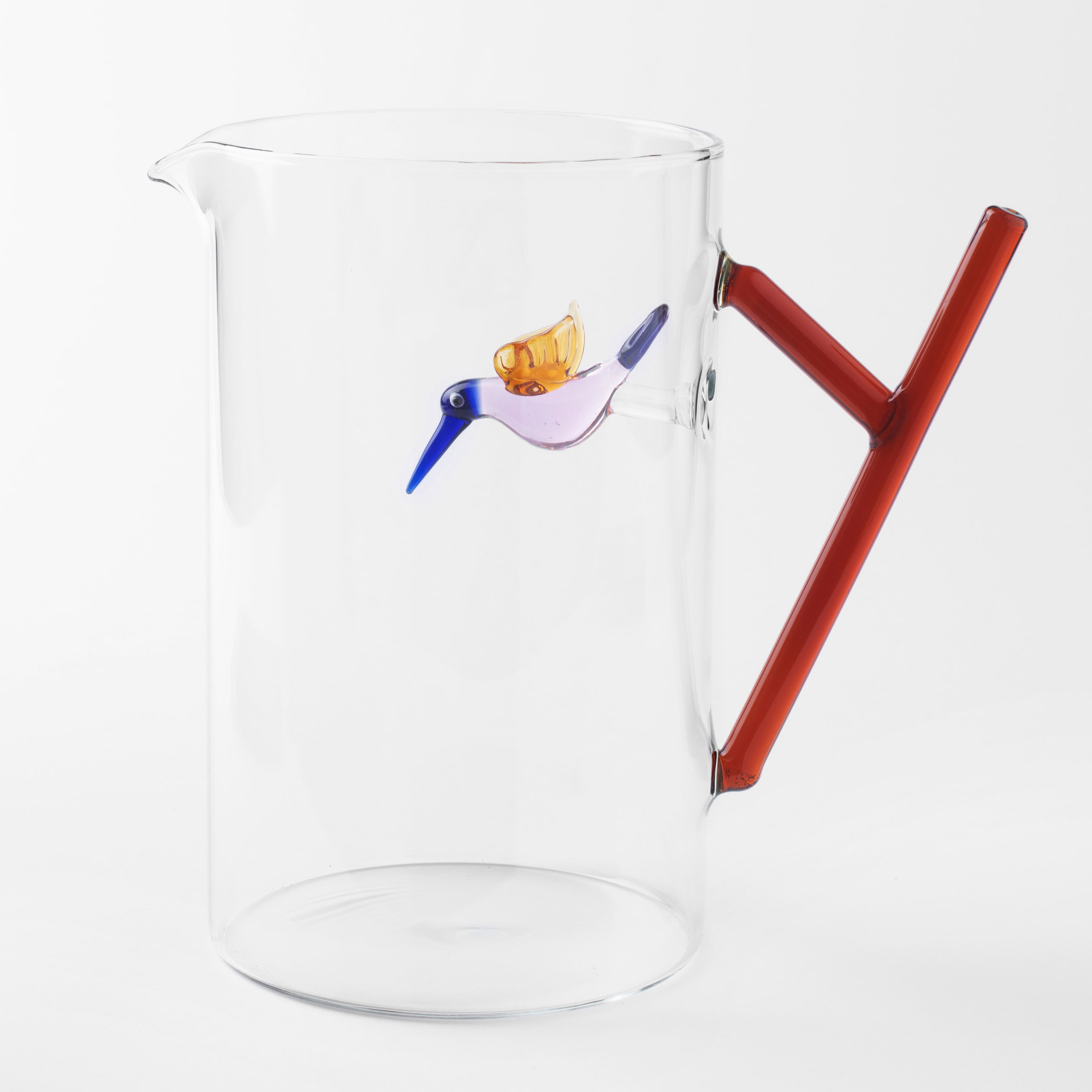 Jug, 1.4 l, glass B, brown handle, Hummingbird, Shape, image-0