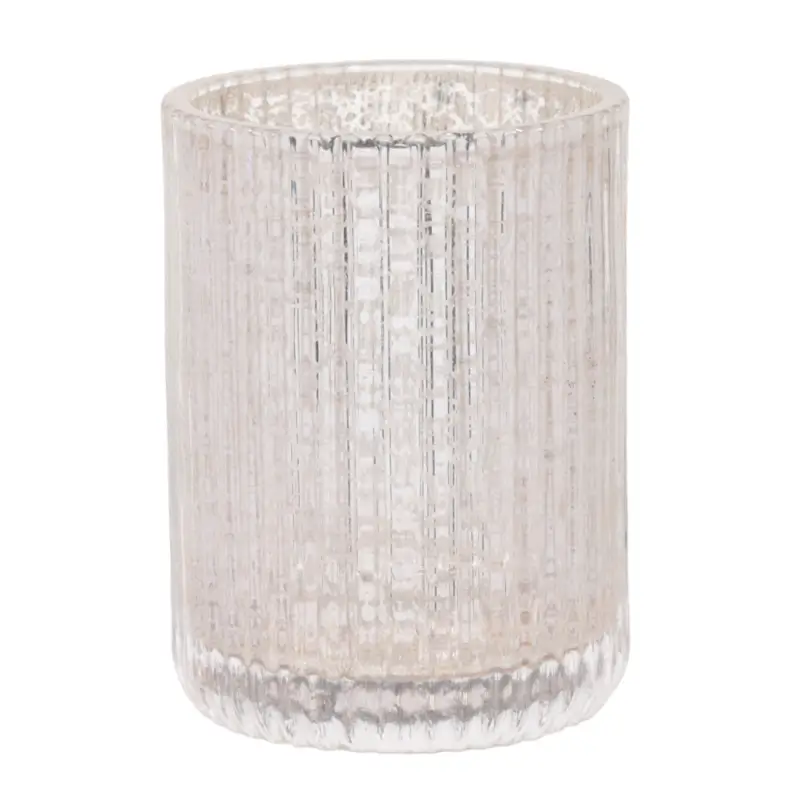 Bathroom tumbler, 9 cm, glass, golden, Diana ,image-0