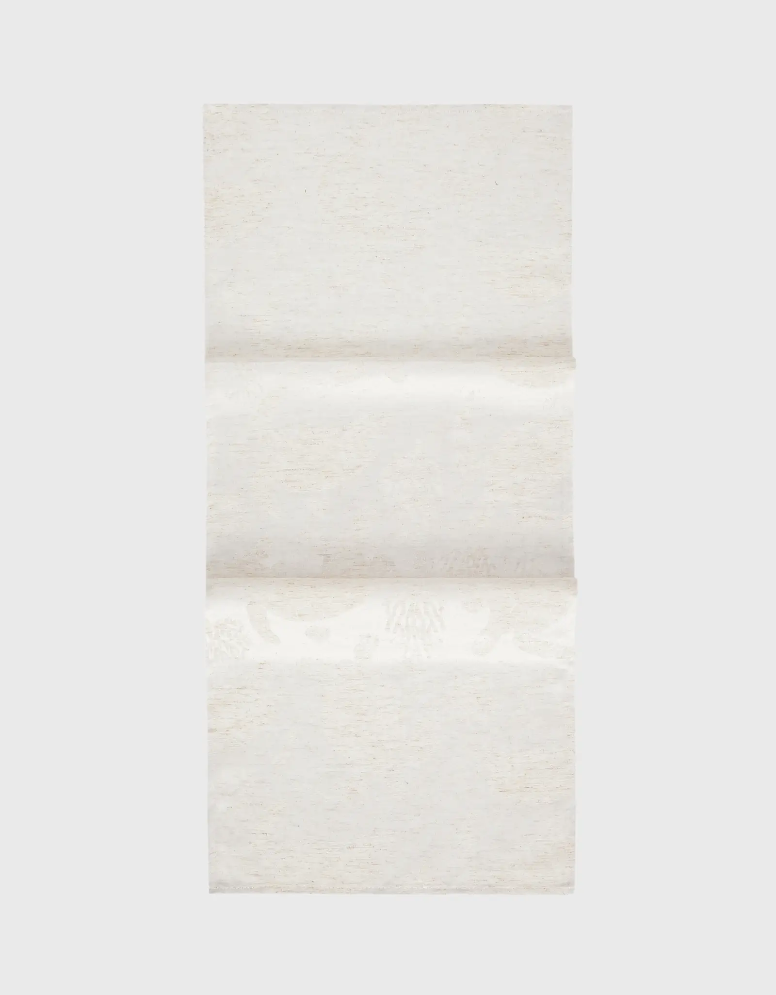 Table runner, 40x160 cm, jacquard, polyester / linen, beige, Turtles, Marine turtles