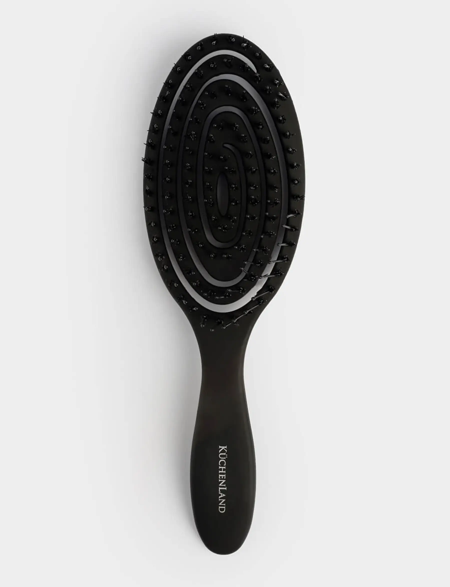 Hair massage comb, 22 cm, plastic, black, Zipo new